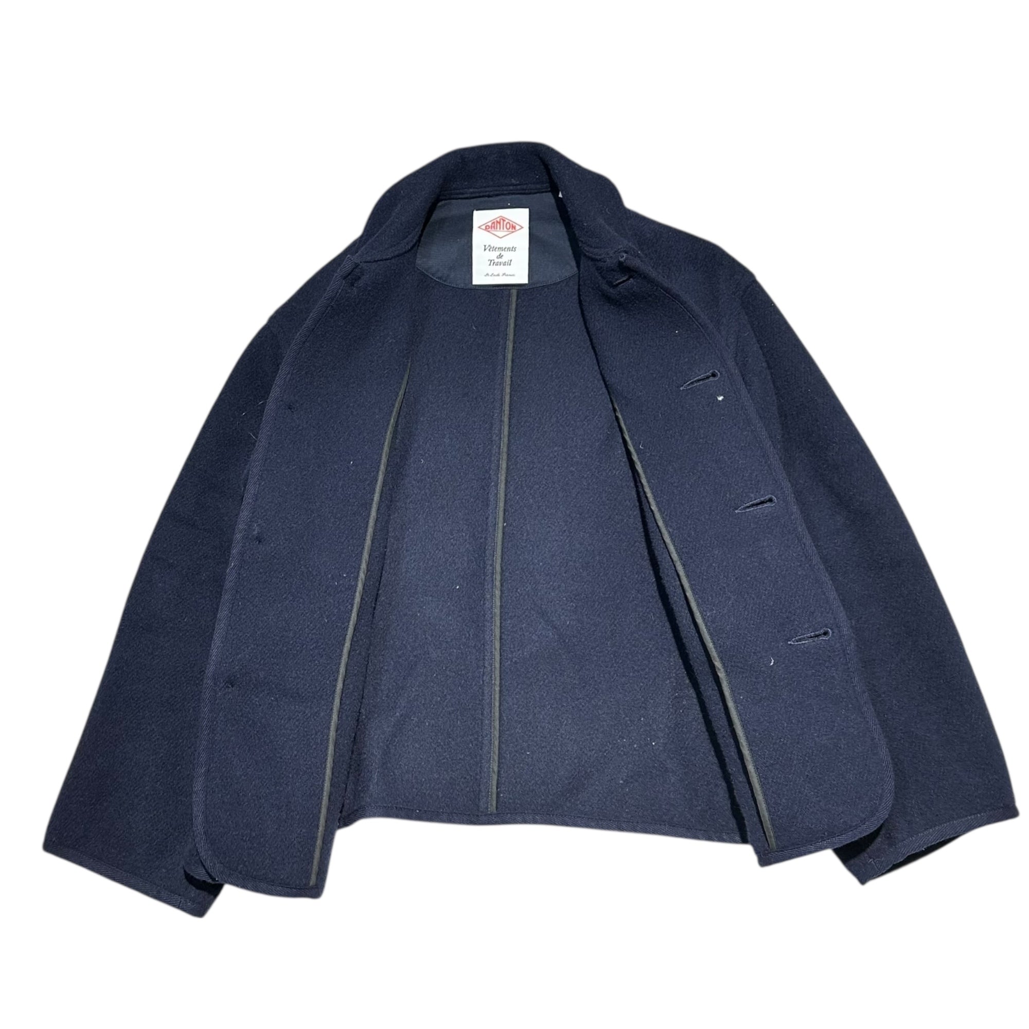 DANTON(ダントン) Wool Light Pile Coverall Jacket ウール ライト パイル カバーオール ジャケット DT-A0209 36(S) ネイビー