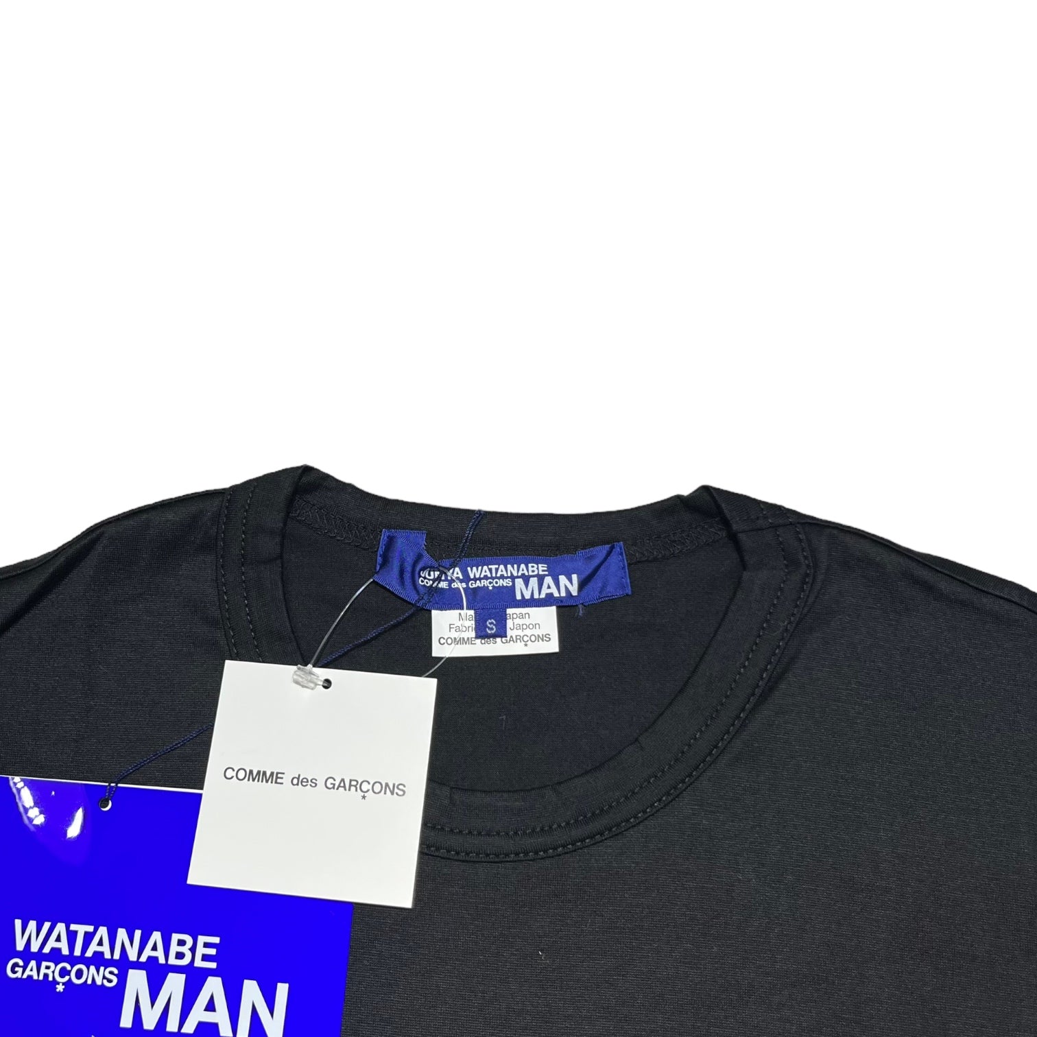 COMME des GARCONS JUNYA WATANABE MAN(コムデギャルソンジュンヤワタナベマン) 17SS Cotton jersey  T-shirt 綿度詰天竺T -シャツ WS-T028 S ブラック AD2016