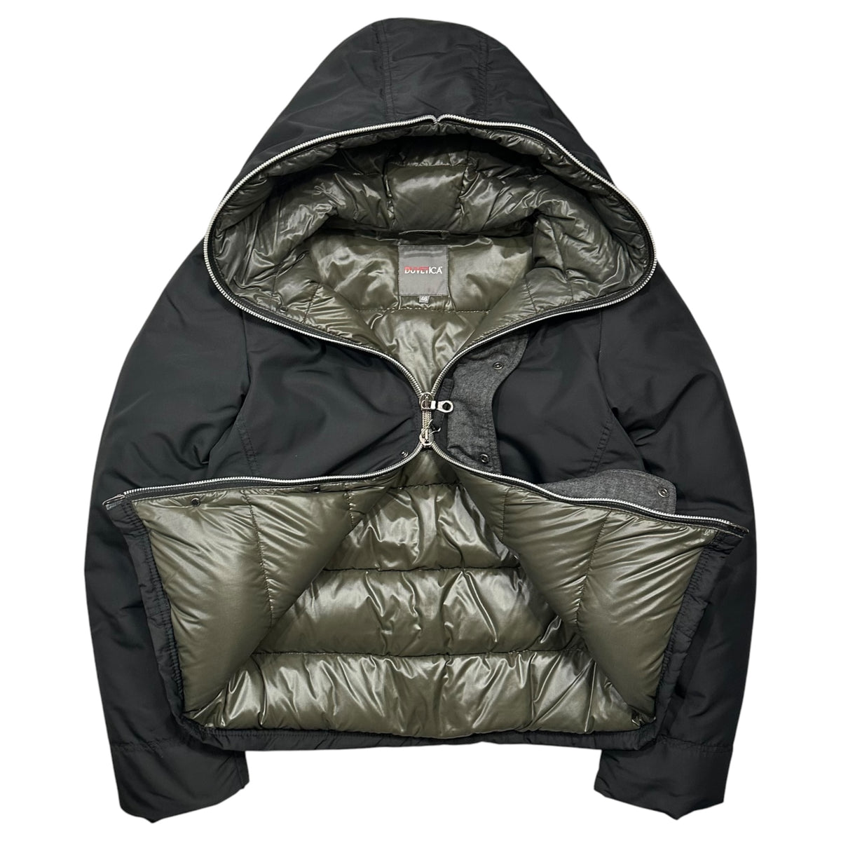 DUVETICA(デュベティカ) CEBRENO Hooded Down Jacket フーデッド ダウン ジャケット U.3660.00/1030 46(S) ブラック