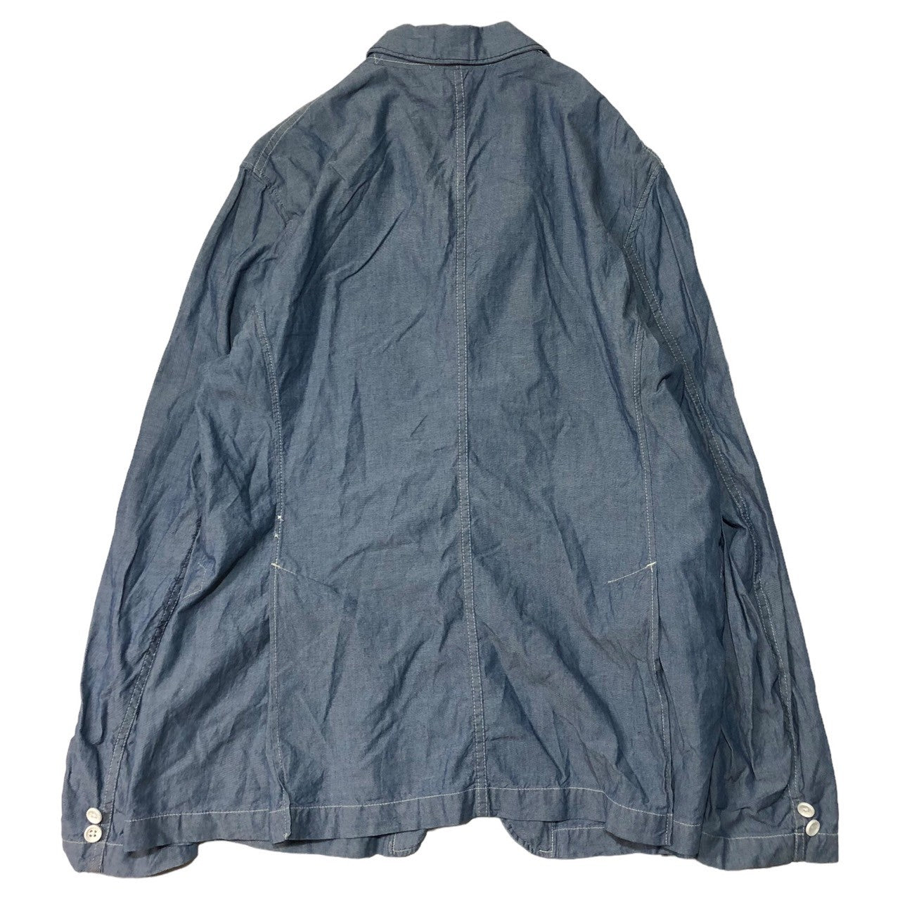 Engineered Garments(エンジニアードガーメンツ) chambray jacket シャンブレー テーラード ジャケット SIZE L ライトインディゴ