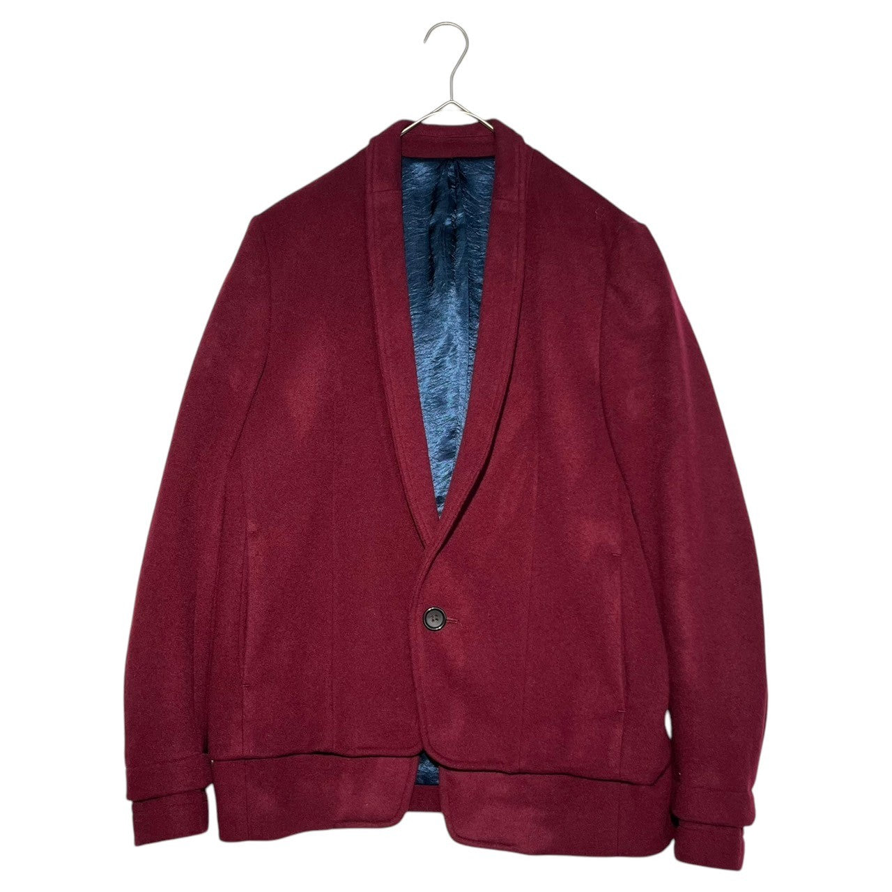 prasthana(プラスターナ) 残響 shawl collar jacket ショールカラー ジャケット P-1104001 1(M) ワインレッド