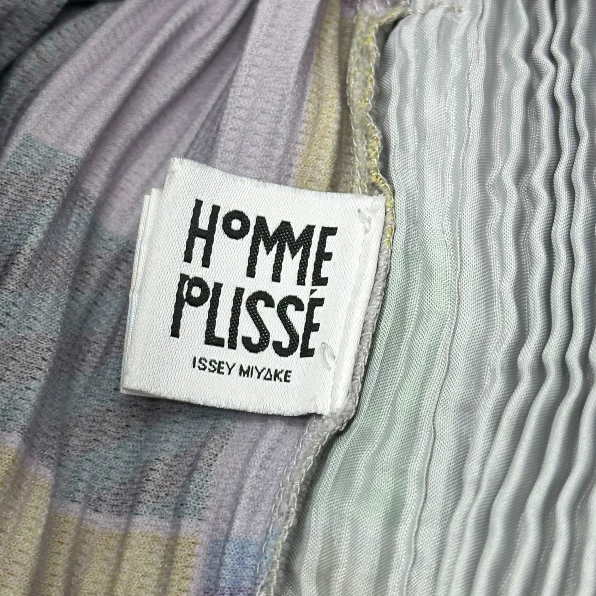 HOMME PLISSE ISSEY MIYAKE(オムプリッセイッセイミヤケ) Random Check Pleated Pants ランダム チェック プリーツ パンツ S マルチカラー