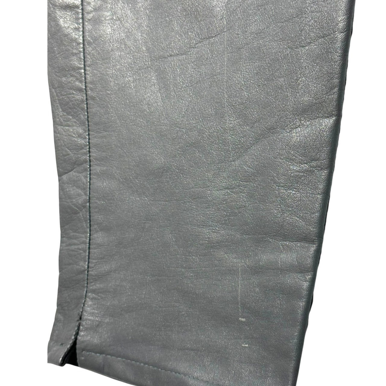 Toffs(トフズ) 90’s 4-tactapered leather pants 4タック テーパード レザー パンツ 表記無(XL程度) グレー 90年代 ヴィンテージ