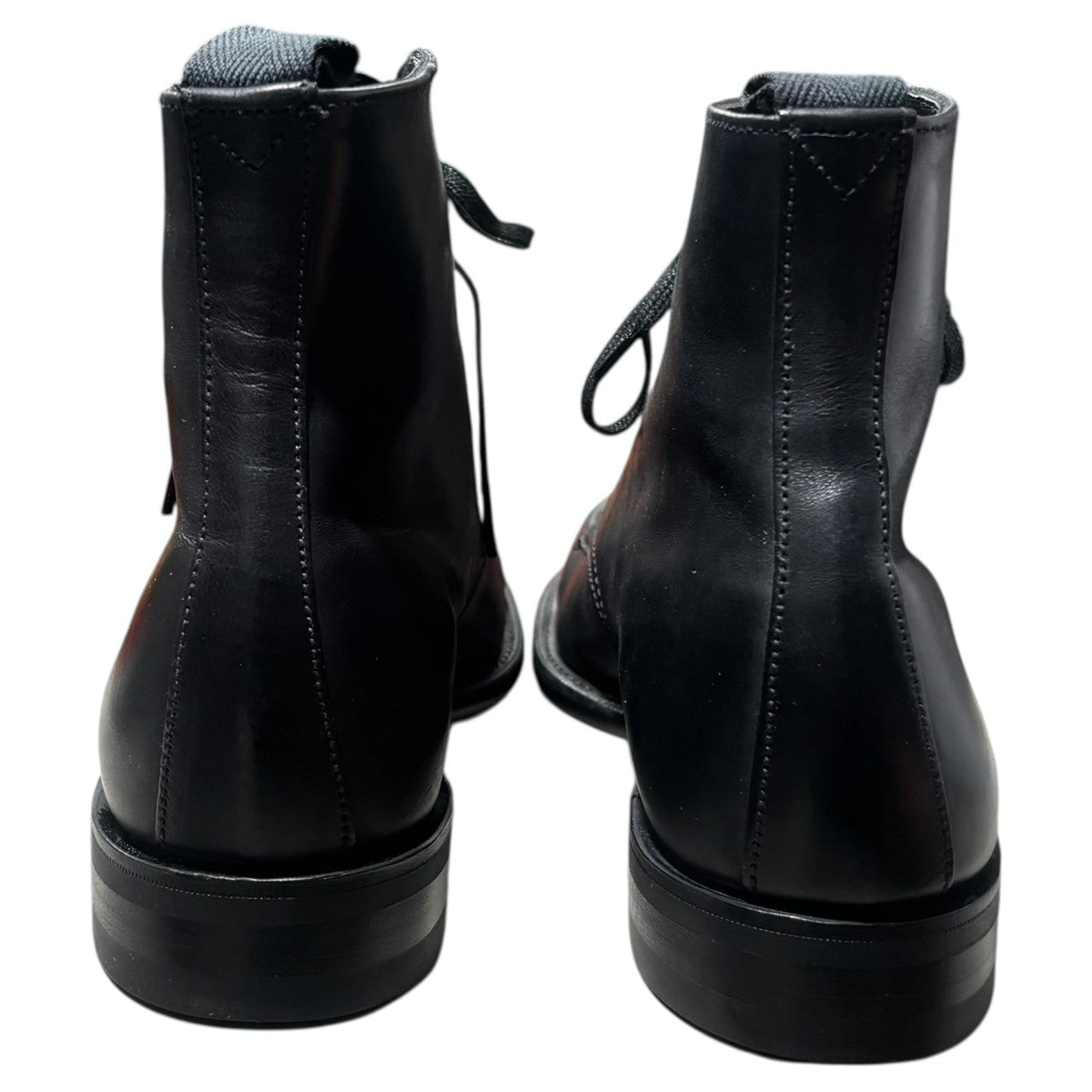 SANDERS(サンダース) B.G.S APRON DERBY BOOT エプロン ダービー ブーツ 2756BH/B 6 1/2(25.5 - 26.0cm) ブラック Uチップ レースアップ