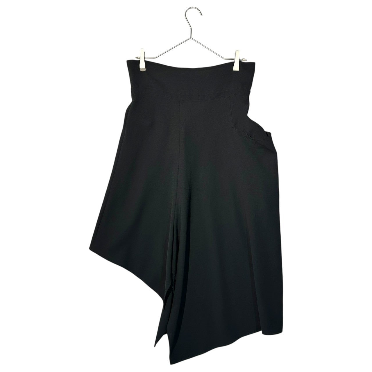 Y's(ワイズ) 13SS Drawcord Asymmetrical Long Skirt ドローコード アシンメトリー ロング スカート YX-S01-900 2(M程度) ブラック