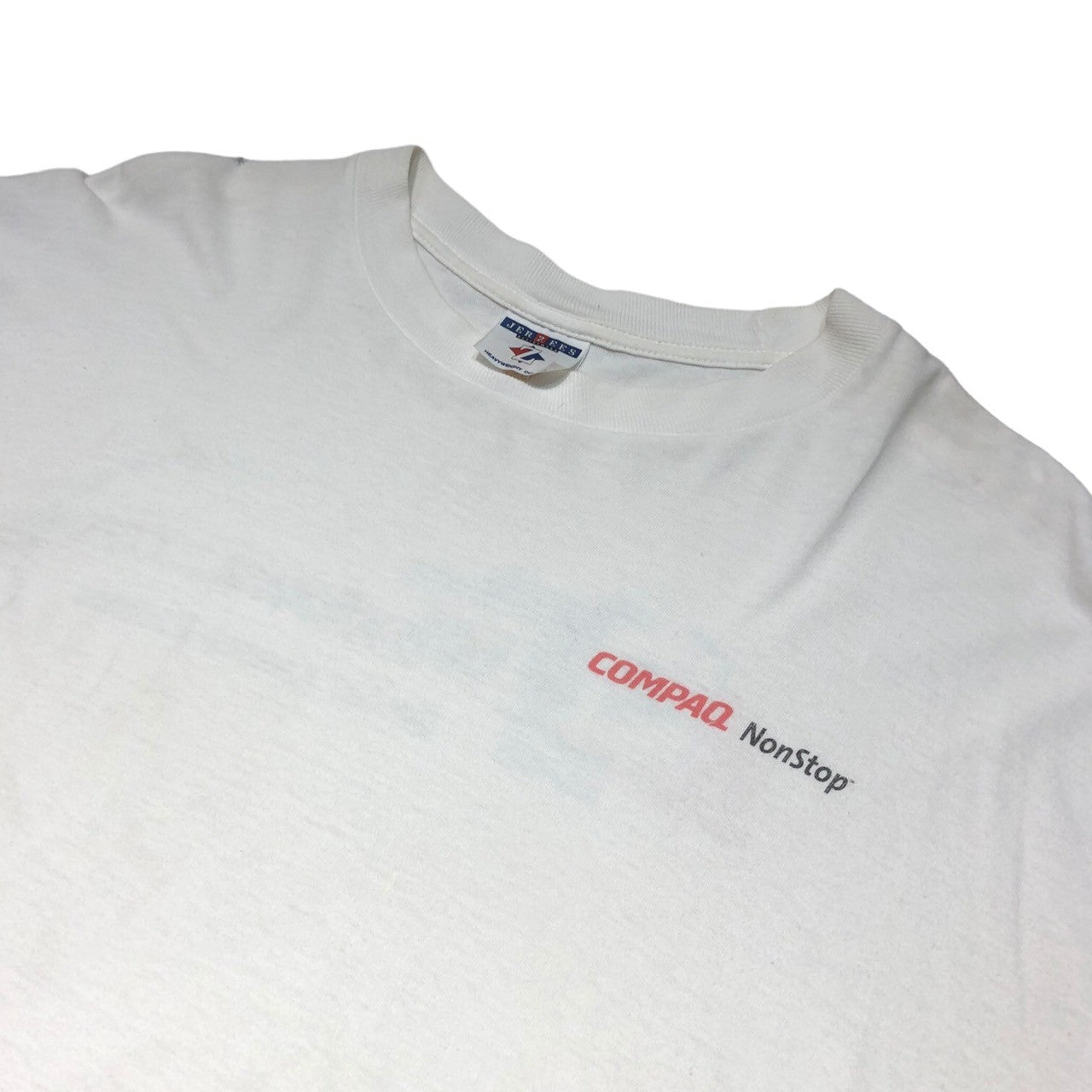 JERZEES(ジャージーズ) 00's ”Windows 2000”  corporate t-shirts 企業 ロゴ Tシャツ L ホワイト Microsoft マイクロソフト COMPAQ NonStop