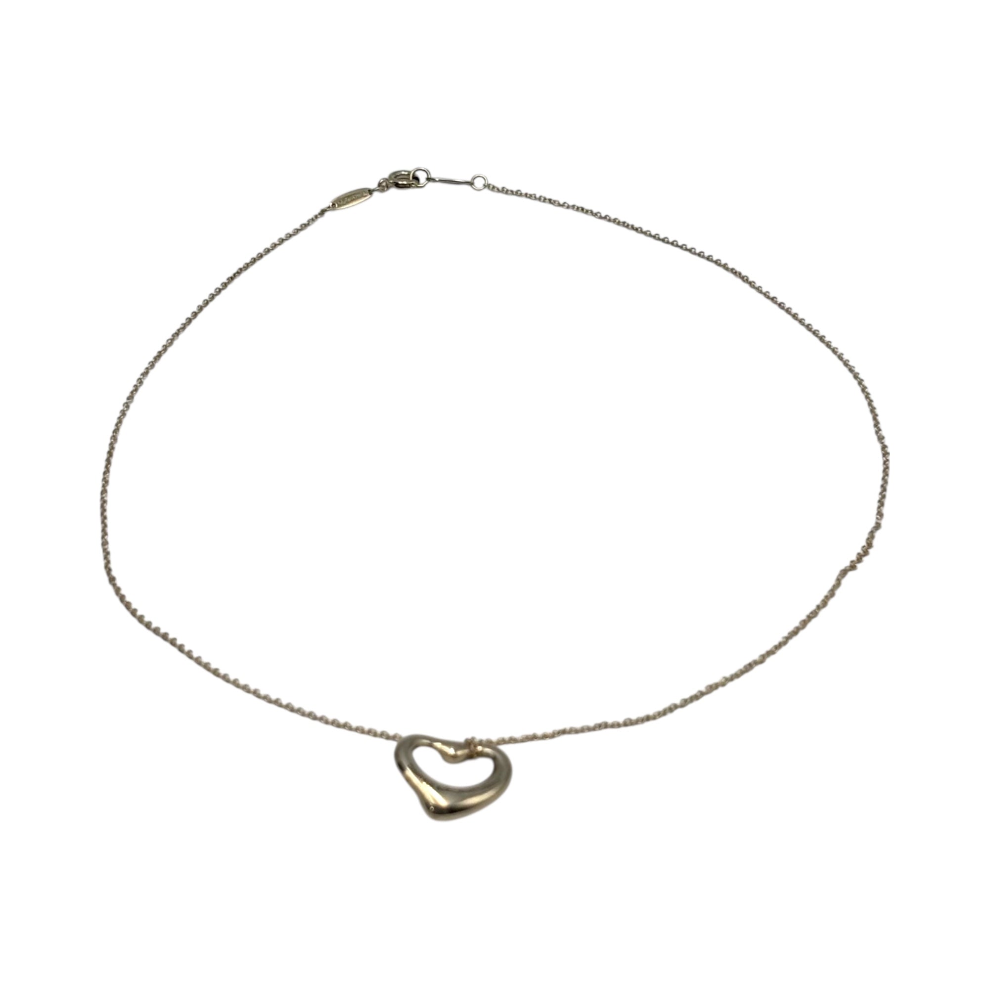 TIFFANY & CO.(ティファニー) Elsa Peretti Open Heart Necklace