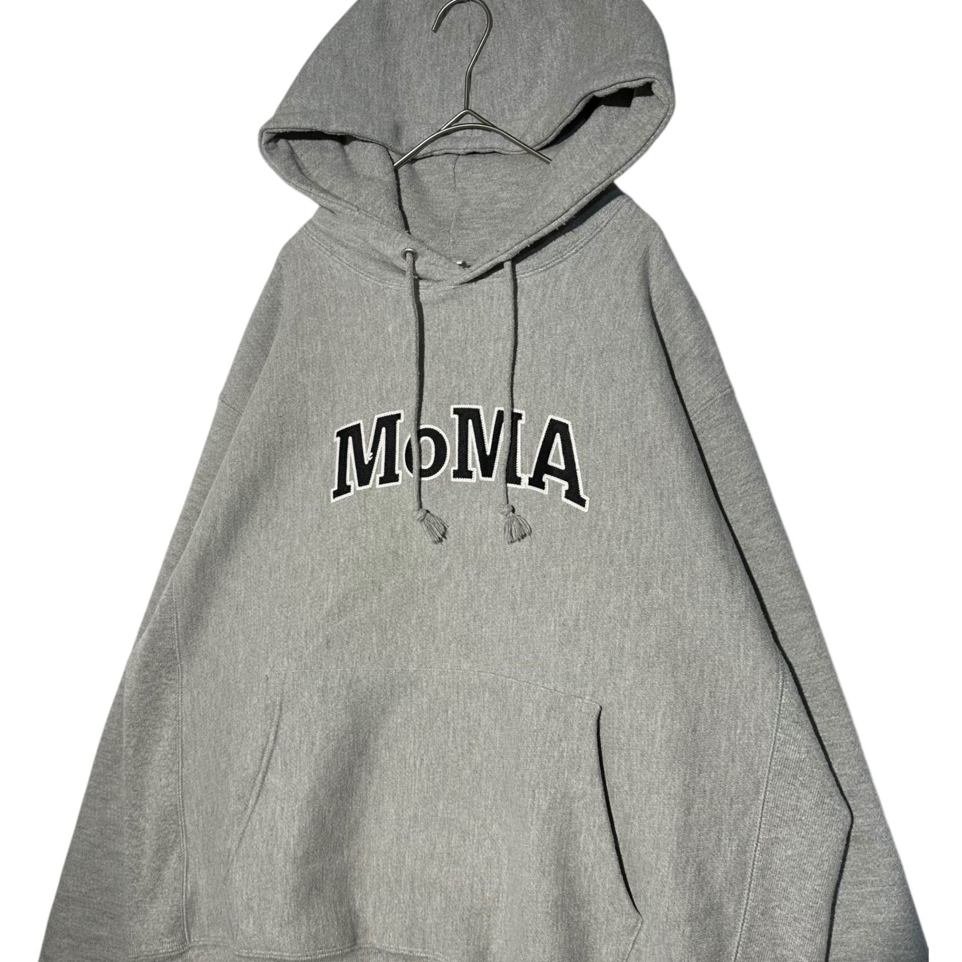 MoMA(モマ) Logo Pullover Hoodie ロゴ プルオーバー フーディ L グレー
