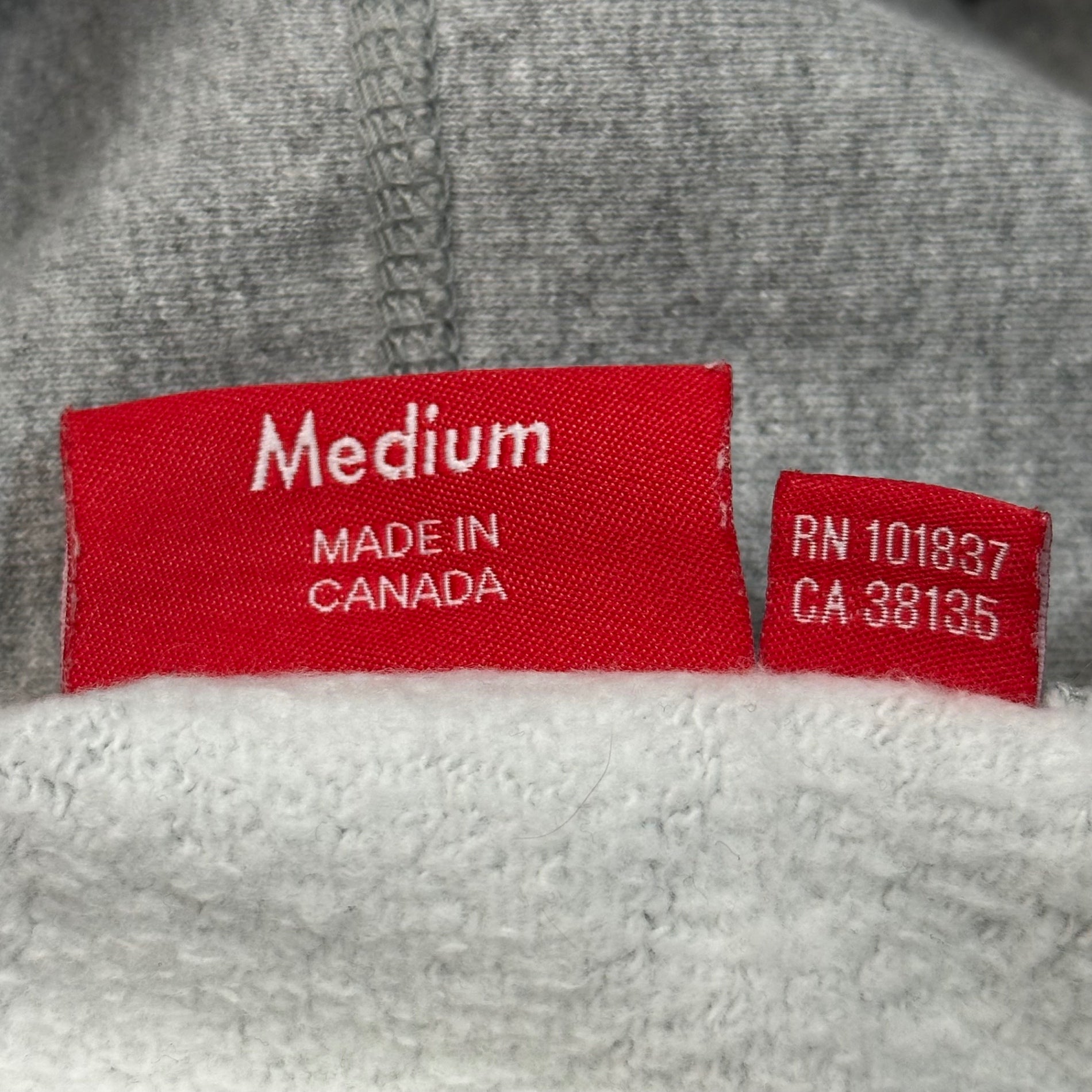 SUPREME(シュプリーム) 20FW Cross Box Logo Hooded Sweatshirt クロス ボックス ロゴ フーデッド スウェット M グレー×レッド 20AW