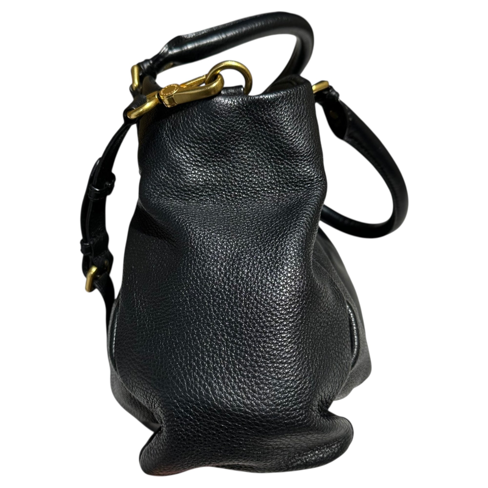 MARC by MARC JACOBS(マークバイマークジェイコブス) 2-Way Leather Shoulder Bag 2ウェイ レザー ショルダー バッグ ブラック