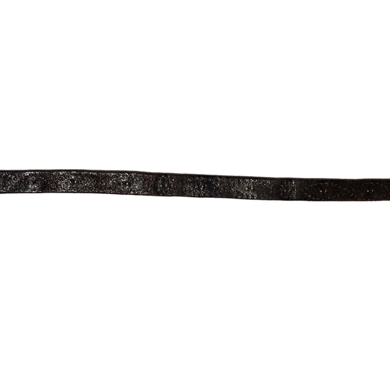 TENDERLOIN×HTC×PORTER(テンダーロイン×エイチティーシー×ポーター) studded narrow belt スタッズ ナロー ベルト T-STD BLT XL ブラック×ブルー 茶芯