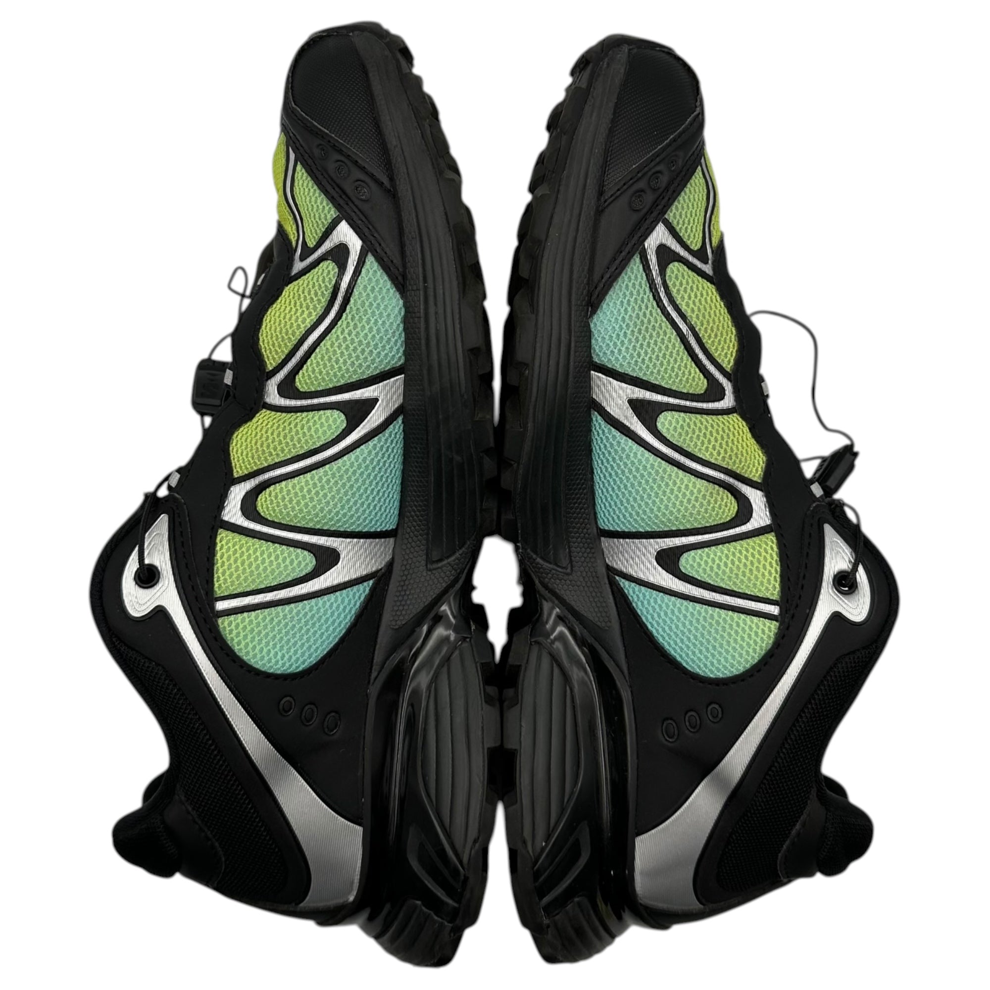 Salomon(サロモン) XT-Whisper Low-top trekking sneakers ウィスパー ローカット トレッキング スニーカー 477616 28 V0 26.0cm ブラック×グリーン