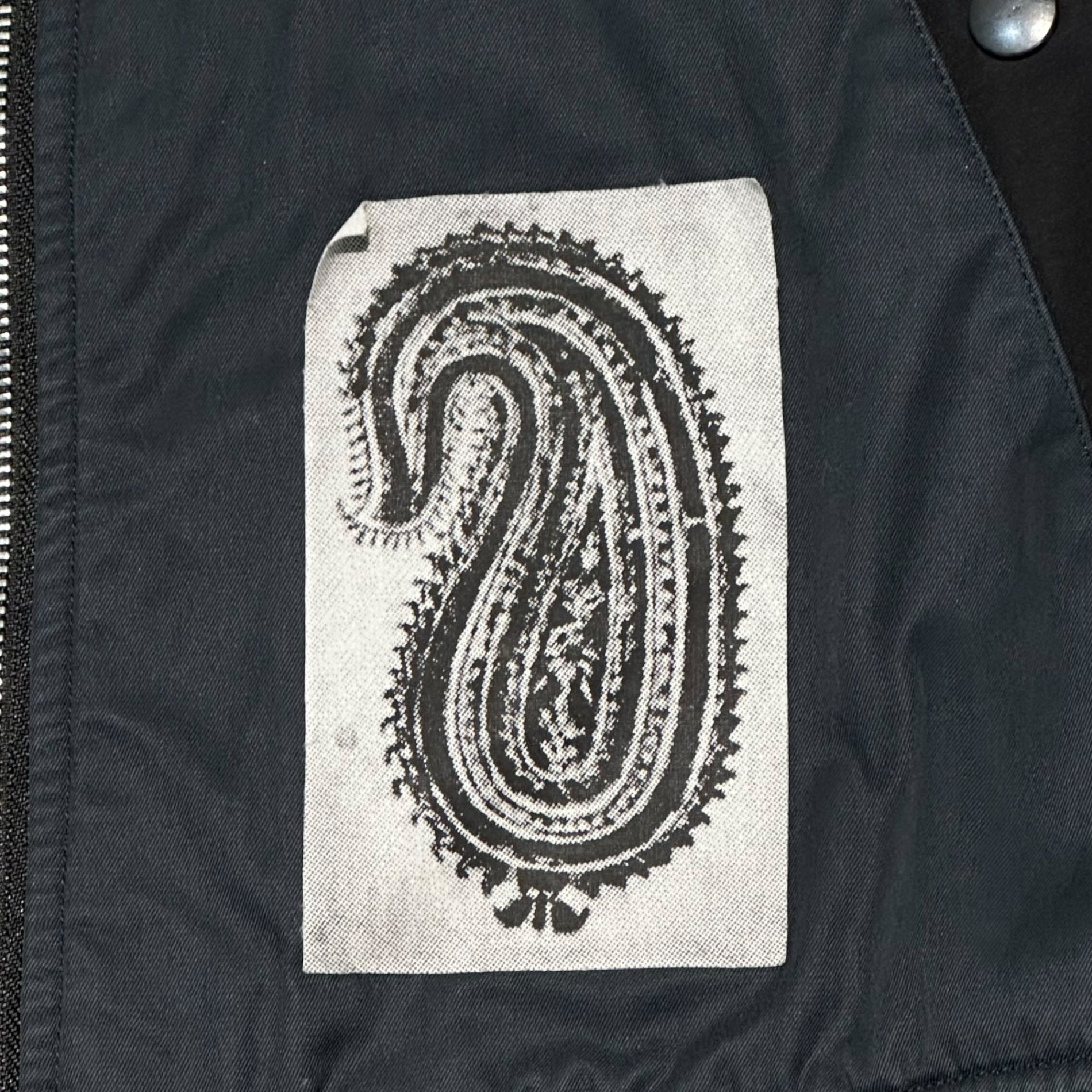 MIHARA YASUHIRO(ミハラヤスヒロ) 15SS Patch Flight MA-1 Jacket ワッペン フライト MA-1 ジャケット 41051291 50(L) ネイビー