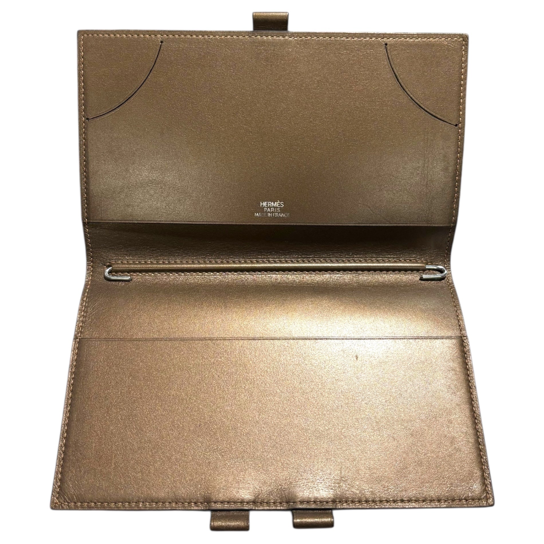 HERMES(エルメス) Agenda Vision アジェンダ ヴィジョン 手帳 レザー 手帳カバー □H 2004年製造 ブラウン系