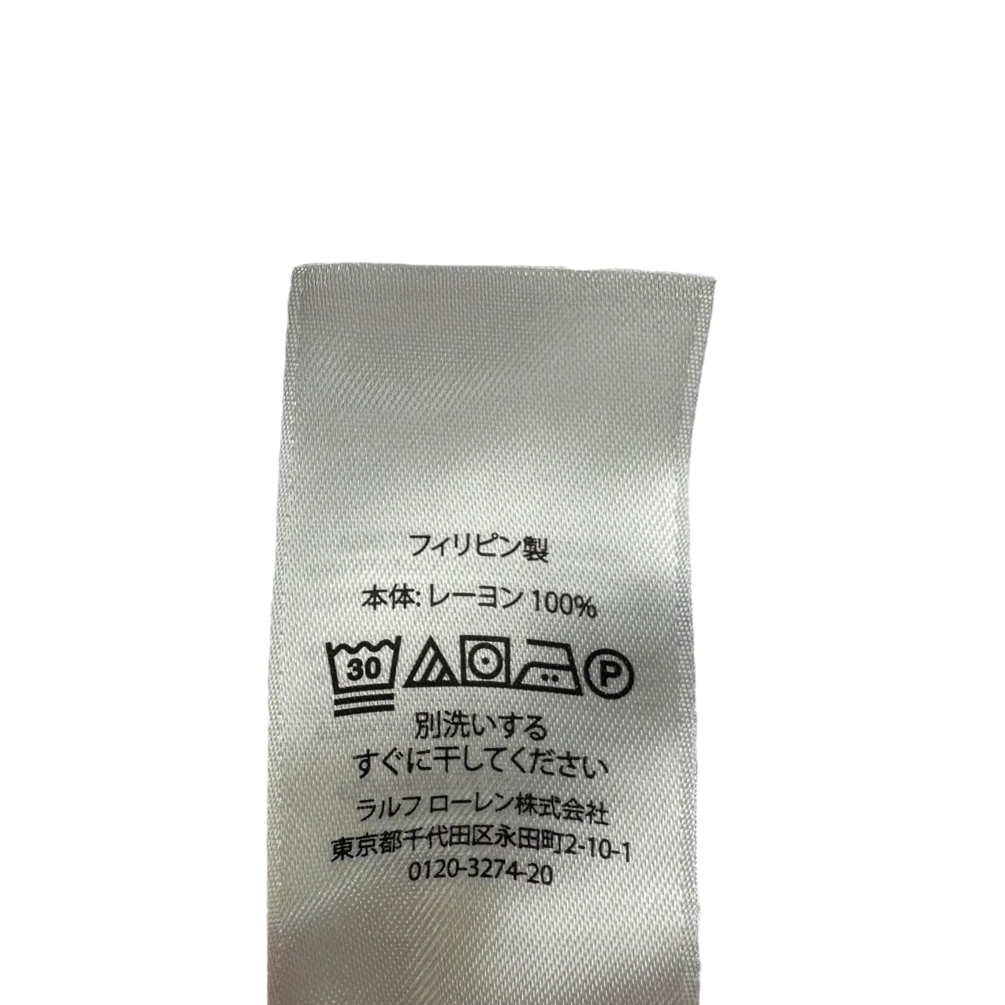 POLO RALPH LAUREN(ポロラルフローレン) Yacht All-Over Print Rayon Aloha Shirt ヨット 総柄 レーヨン アロハ シャツ XS ブルー オープンカラー 開襟