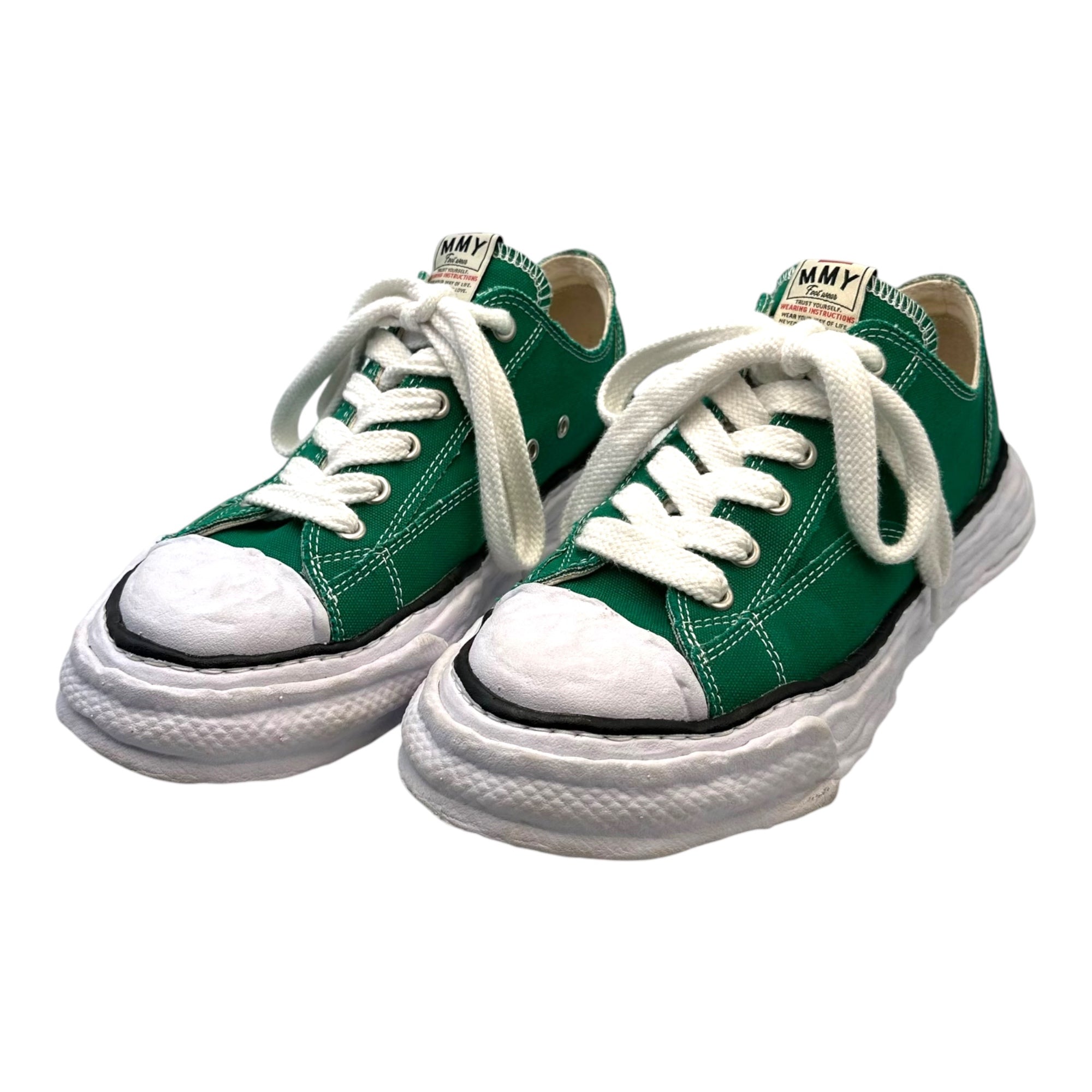 Maison MIHARA YASUHIRO(メゾンミハラヤスヒロ) PETERSON 23 Original Sole Canvas Low-Top Sneaker ピーターソン ローカット スニーカー A11FW702 44(28.0cm程度) グリーン