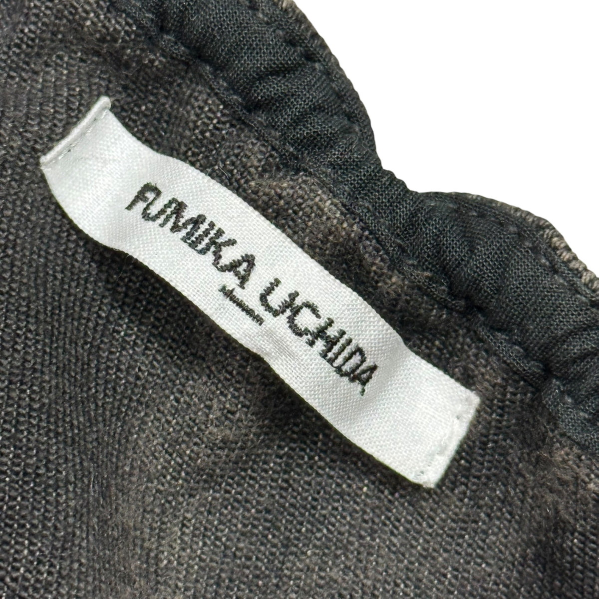 FUMIKA_UCHIDA(フミカウチダ) 2023SS STRETCH DENIM BUSTIER ストレッチ デニム ビスチェ FU-R-TP002DM 36 ブラック