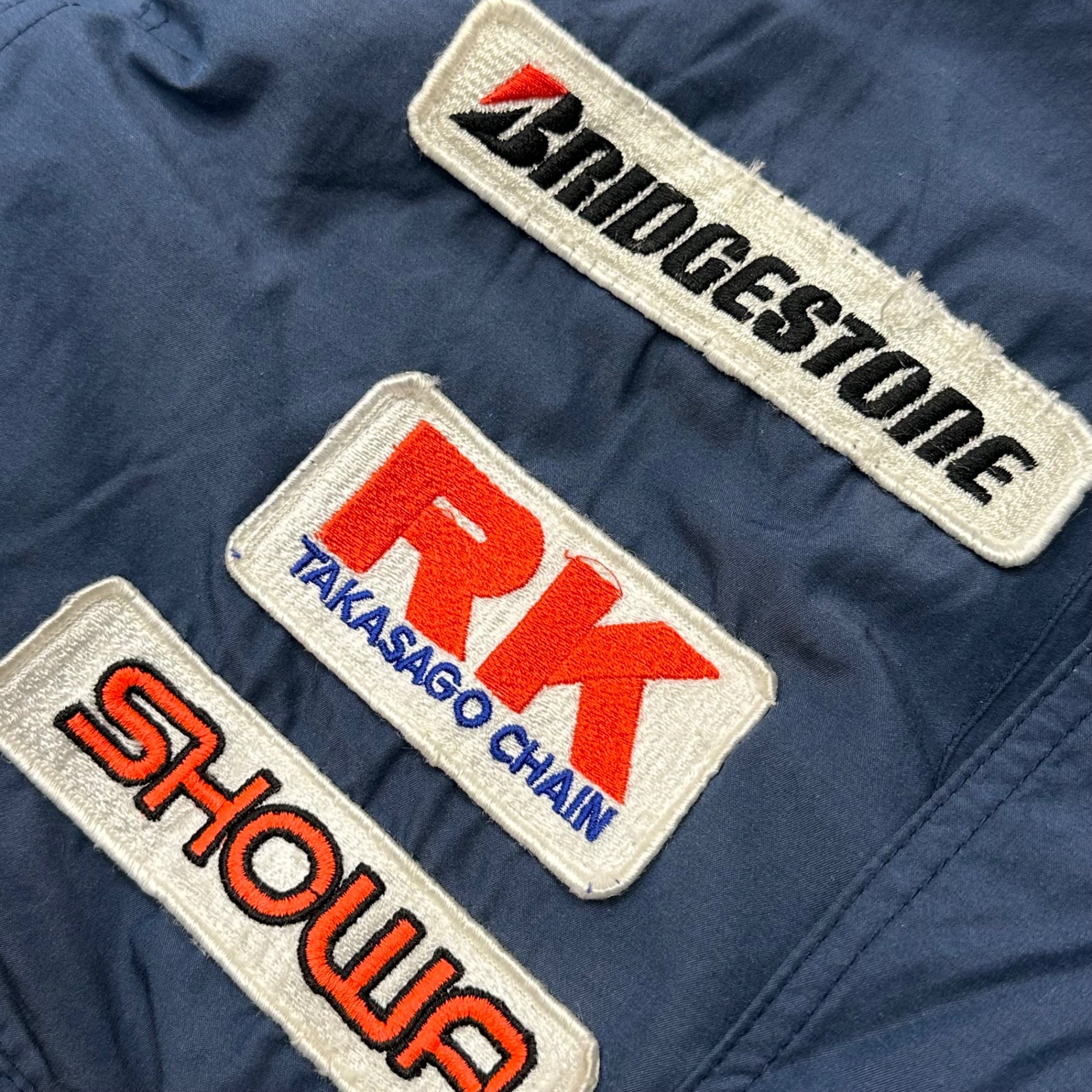 HONDA(ホンダ) 90's Vintage Patch Single Blouson 90年代 ヴィンテージ パッチ シングル ブルゾン L ネイビー
