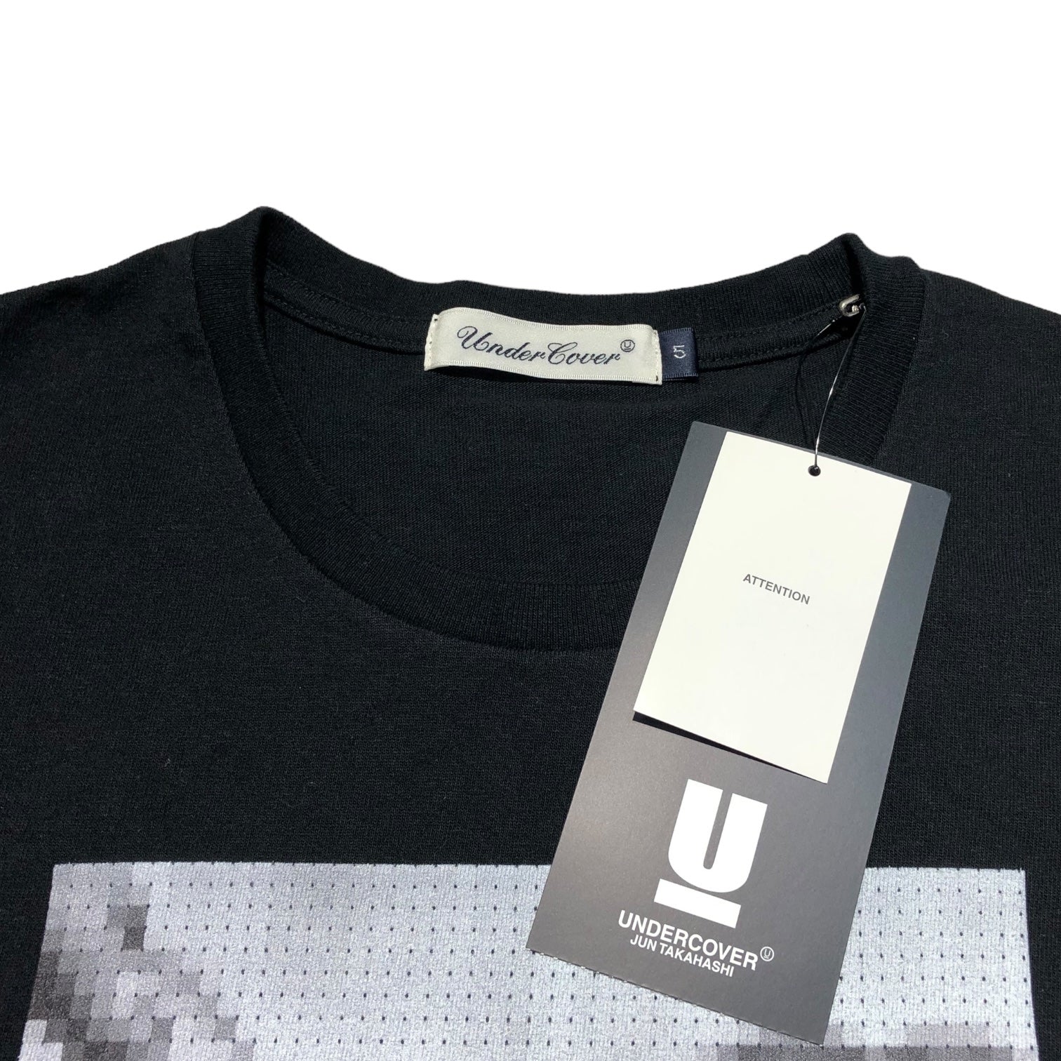 UNDERCOVER(アンダーカバー) LARMS 2 S/S TEE モザイク グラフィック 半袖 Tシャツ UCW3809 5(XL程度)  ブラック THE NEW WARRIORS