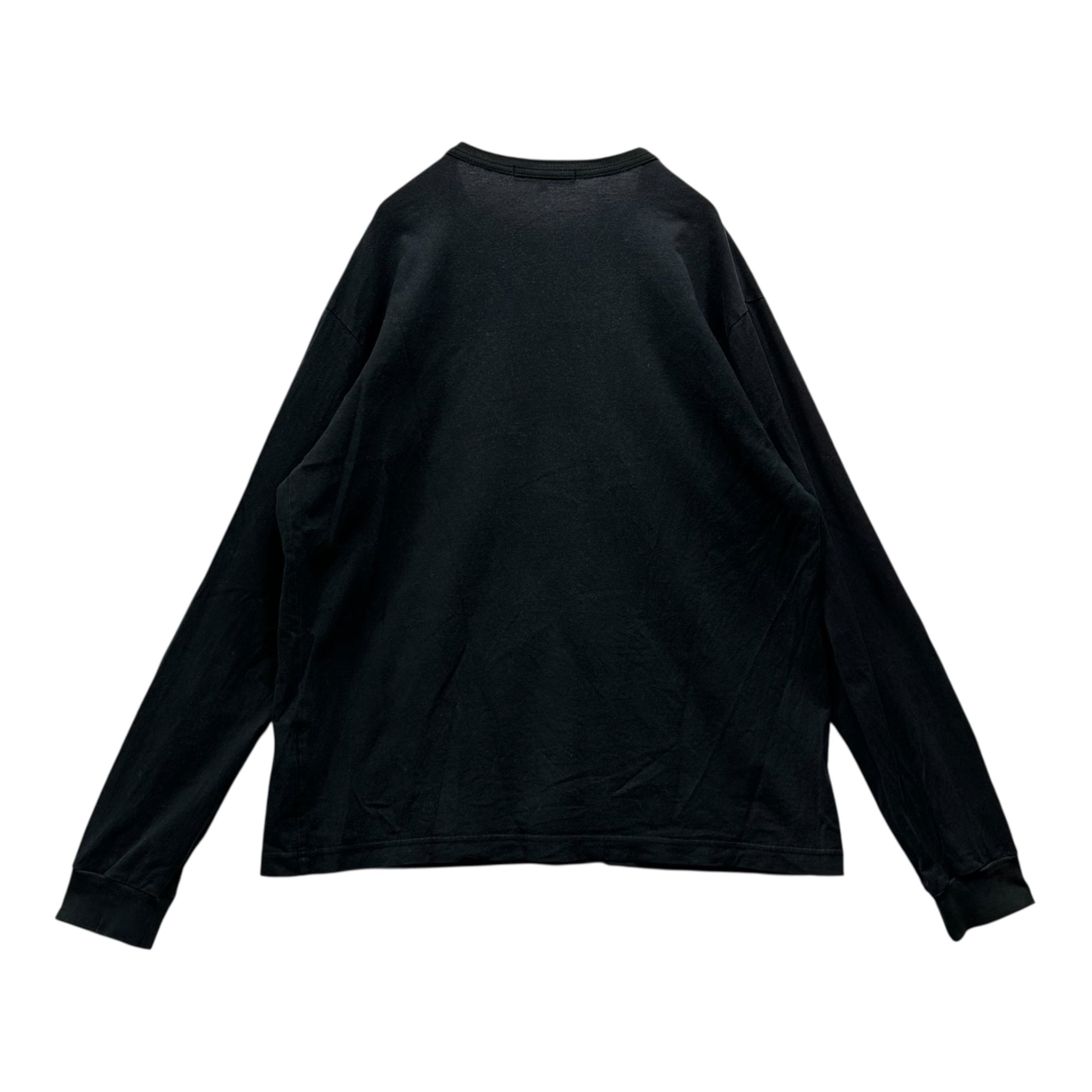 COMME des GARCONS HOMME(コムデギャルソンオム) 19AW L/S T-Shirt with Chest Logo 胸ロゴ 長袖 Tシャツ HD-T010 M ブラック AD2019