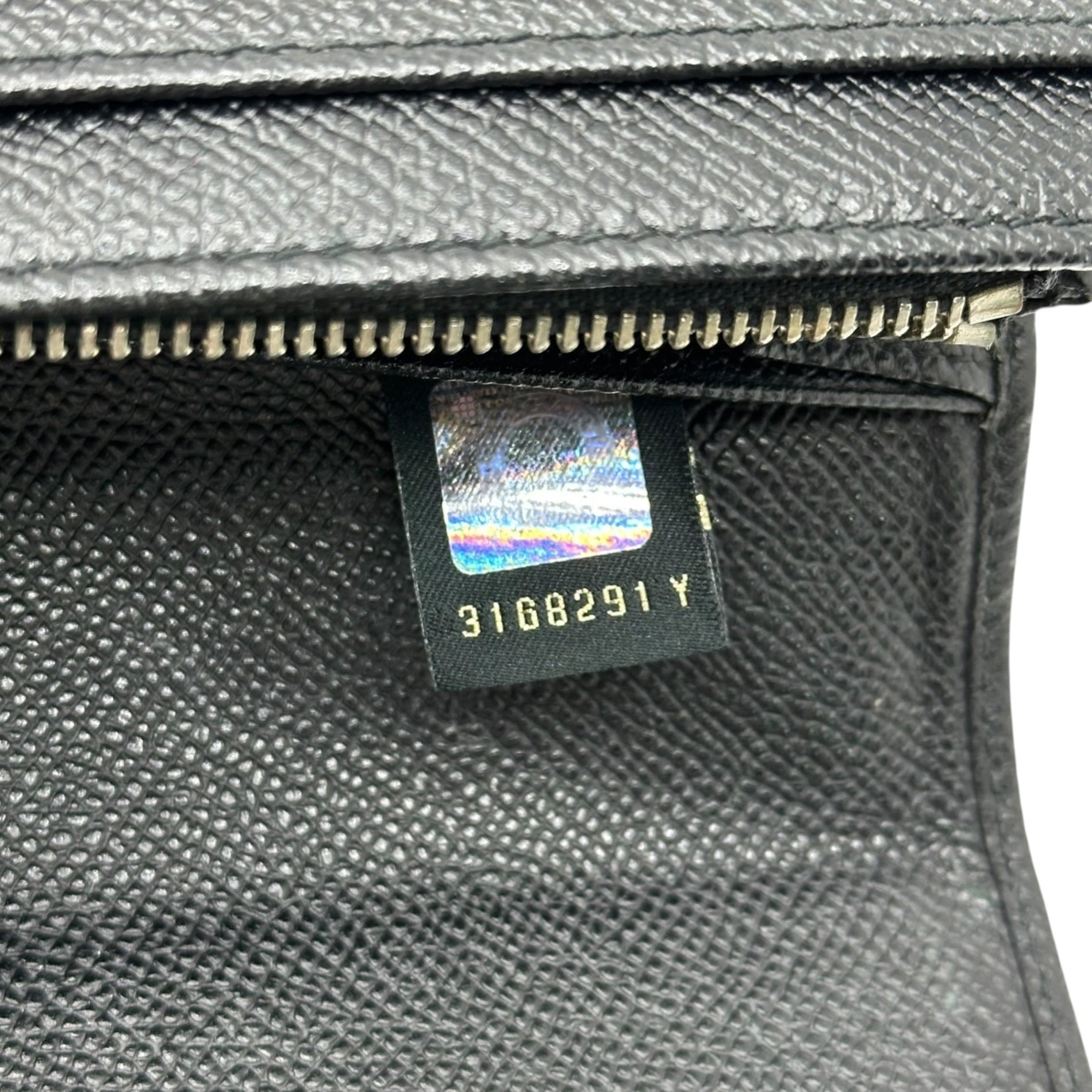 BVLGARI(ブルガリ) Logo Ring Leather Long Wallet ロゴ リング レザー 長財布 ブラック