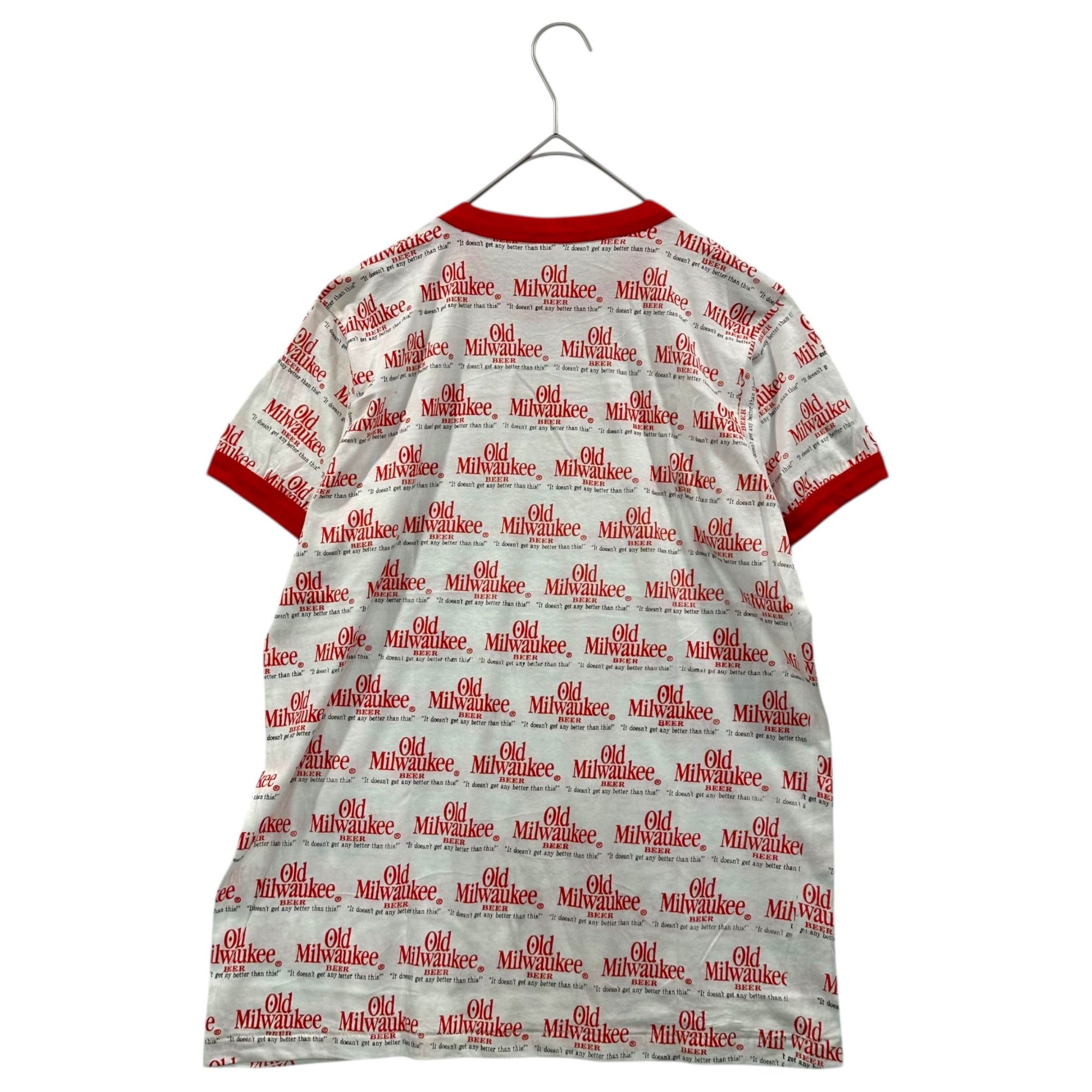 VINTAGE(ヴィンテージ) 70~80's OLD MILWAUKEE T-Shirt 70年 80年代 オールド ミルウォーキー Tシャツ M ホワイト×レッド 50/50
