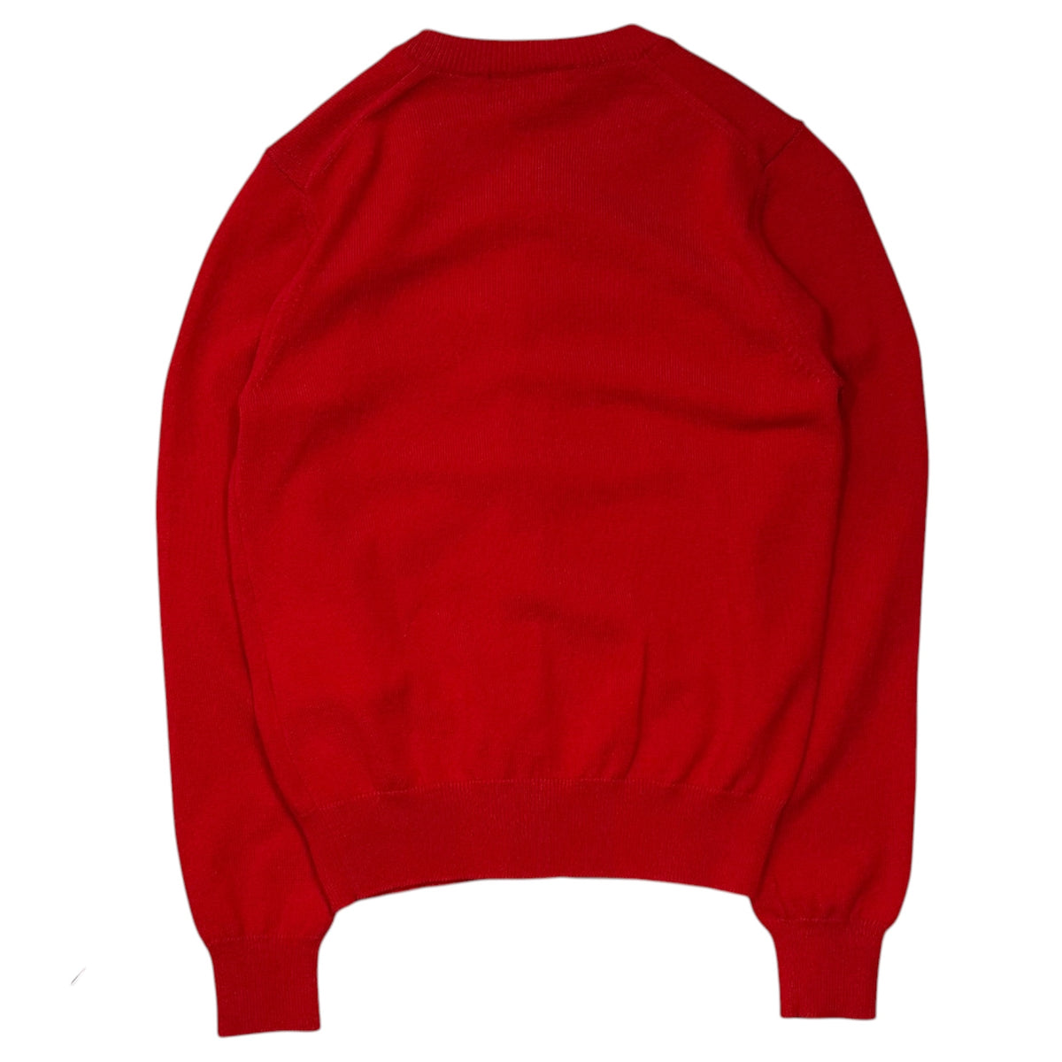 CHROME HEARTS × COMME des GARCONS(クロムハーツ × コムデギャルソン) 2015AW Cross-Over Button Cashmere Knit Cardigan クロスボールボタン カシミア ニットカーディガン KP-N002 S レッド×シルバー AD2015 少数生産稀少品 カシミヤ100%