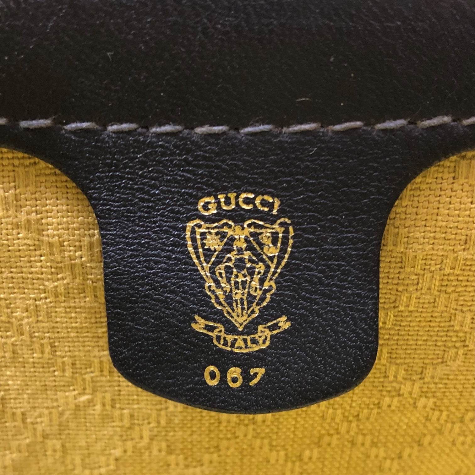 GUCCI(グッチ)  GG pattern mini Boston bag GG柄 ミニ ボストン バッグ ハンド  ネイビー 087　OLD GUCCI