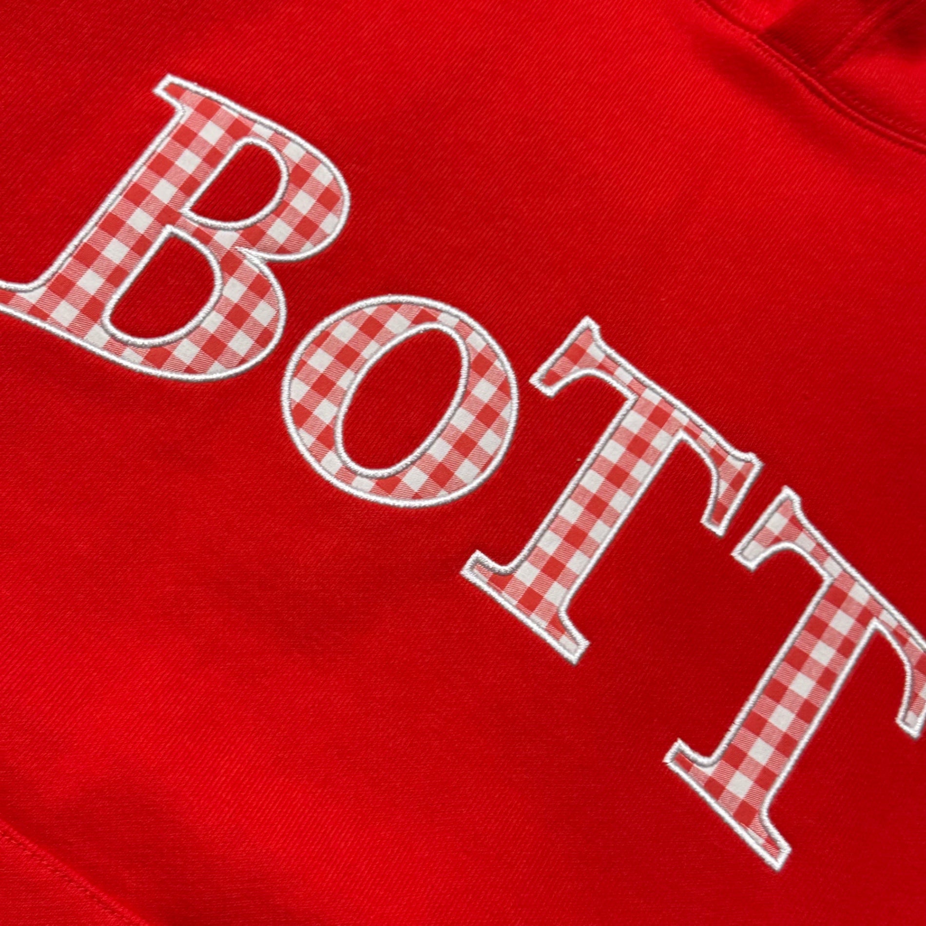 BoTT(ボット) 24AW OG Logo Hoodie "Red" ロゴ フーディ 244BoTT01 L レッド プルオーバー パーカー