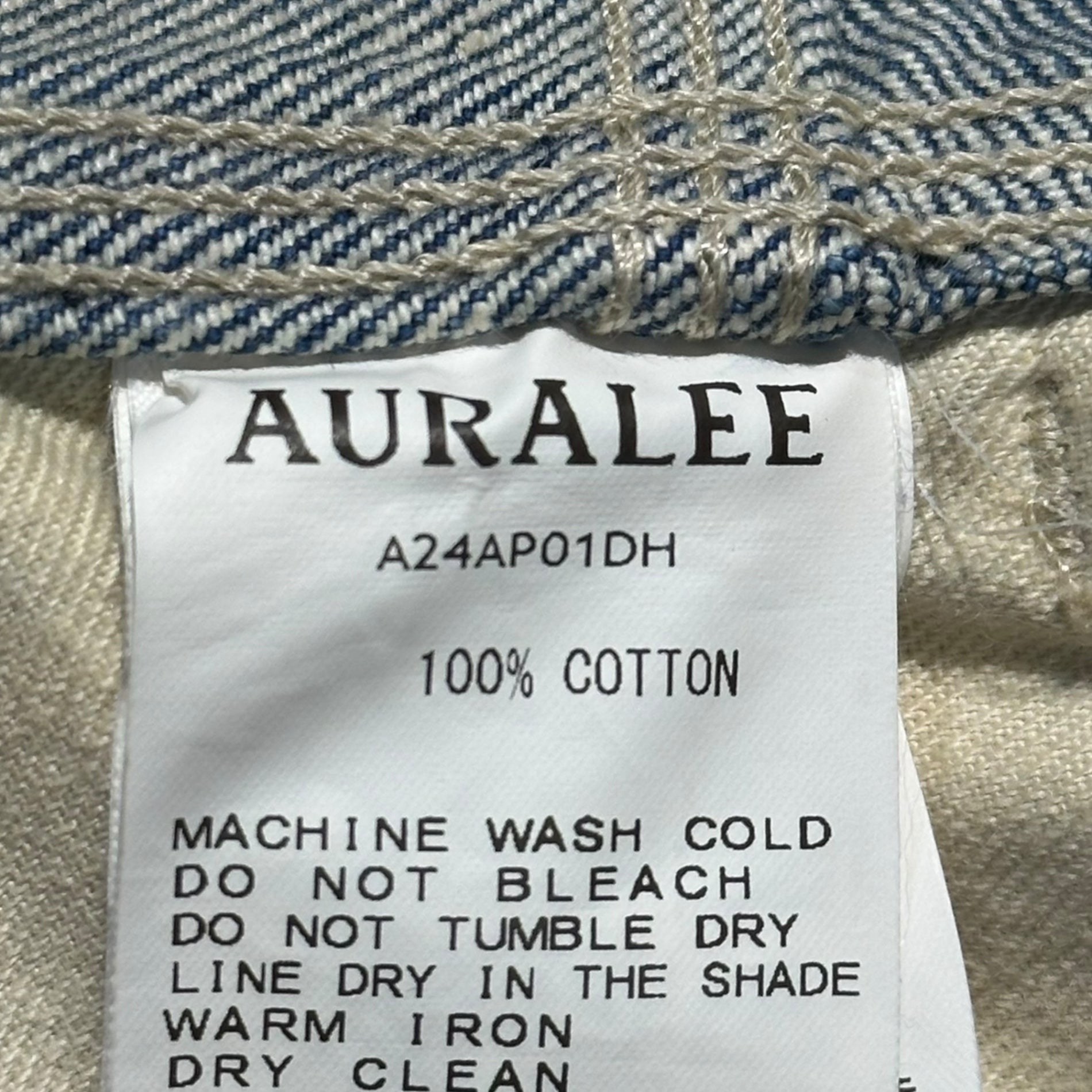 AURALEE(オーラリー) 24AW SELVEDGE FADED HEAVY DENIM PAINTER PANTS ヴィンテージ加工 ペインター デニム パンツ A24AP01DH 4(M程度) フェードインディゴ ワイド ストレート