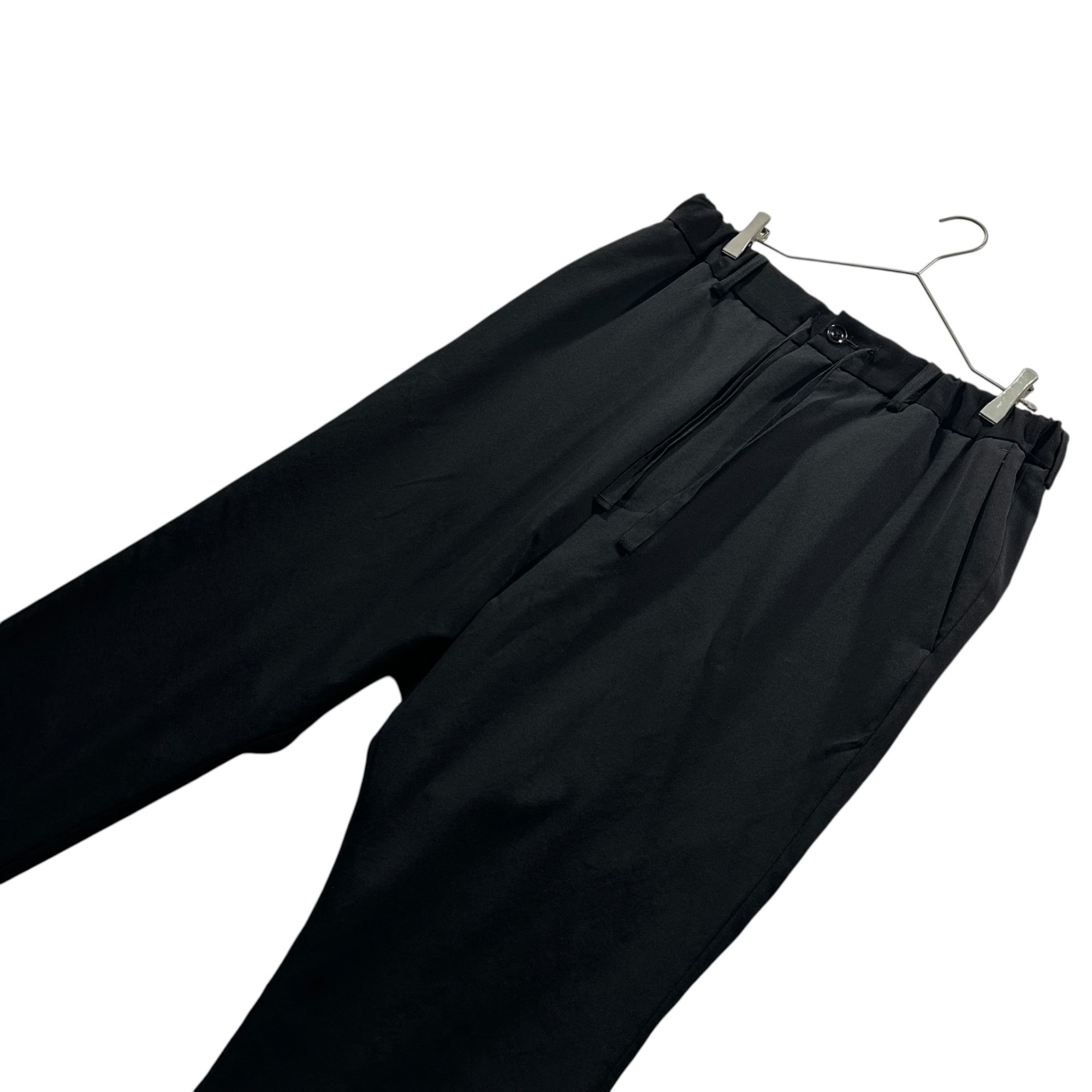 YOHJI YAMAMOTO POUR HOMME(ヨウジヤマモトプールオム) 2016SS Wool Gabardine Harem Pants ウールギャバジン サルエル パンツ HR-P73-100 3(L程度) ブラック