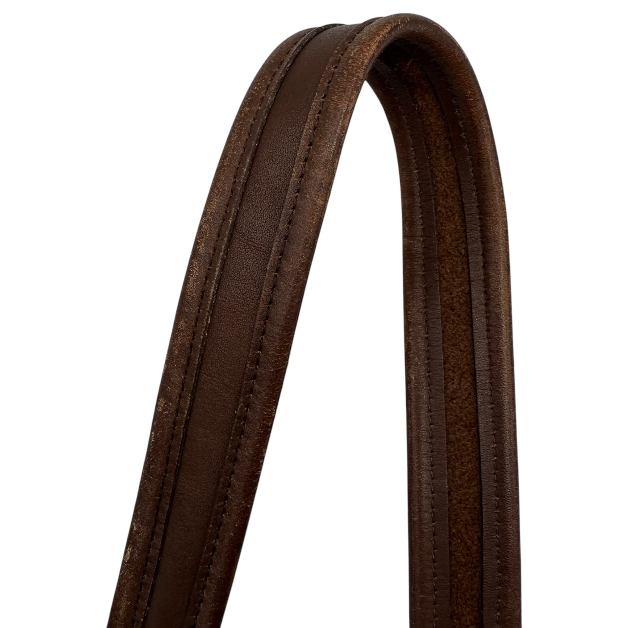 OLD COACH(オールドコーチ) Turnlock Old Leather Shoulder Pouch ターンロック オールド レザー ショルダー ポーチ ブラウン