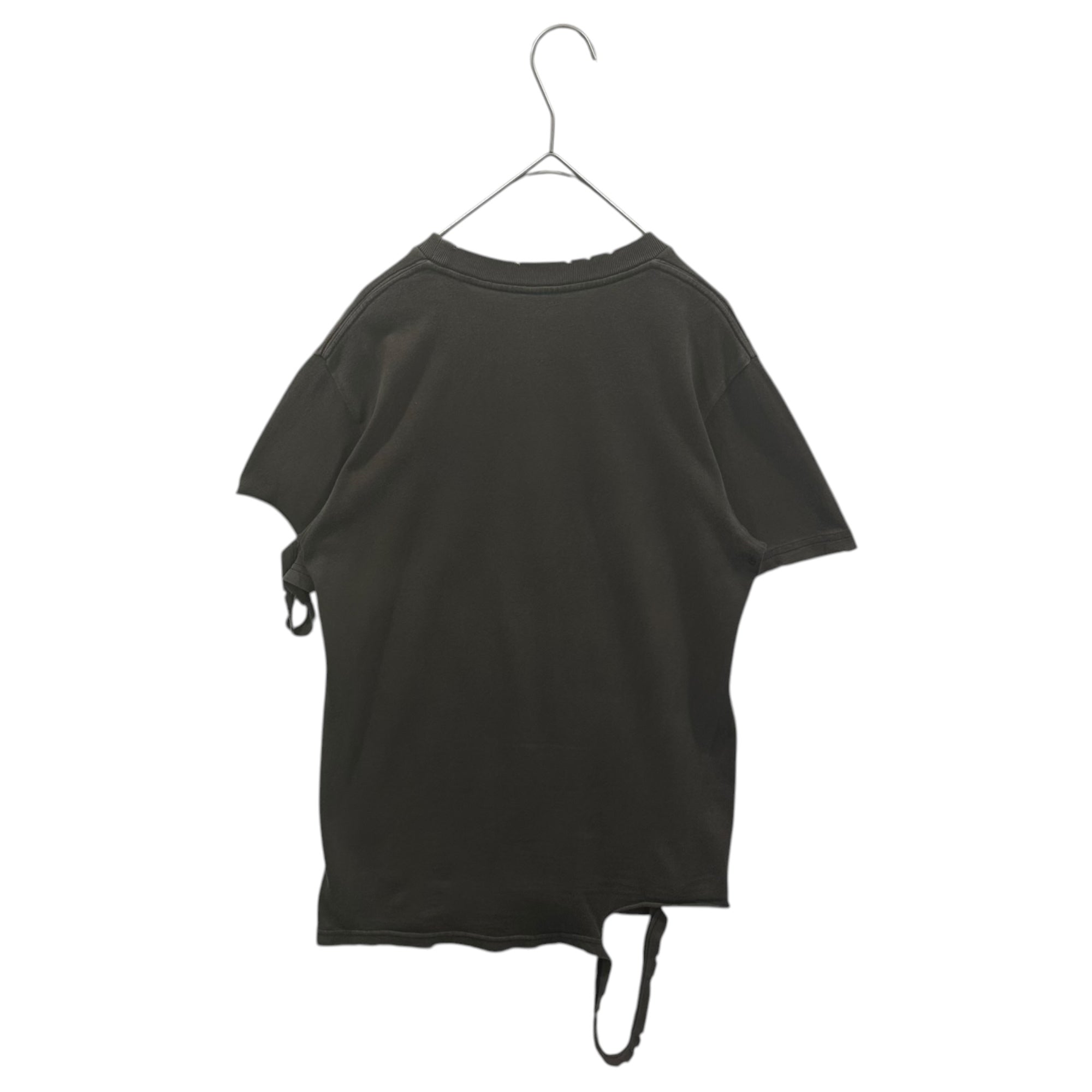 NUMBER (N)INE(ナンバーナイン) 2004AW ”GIVE PEACE A CHANCE” Distressed T-shirt ダメージ加工 Tシャツ 0 ブラウン 00's