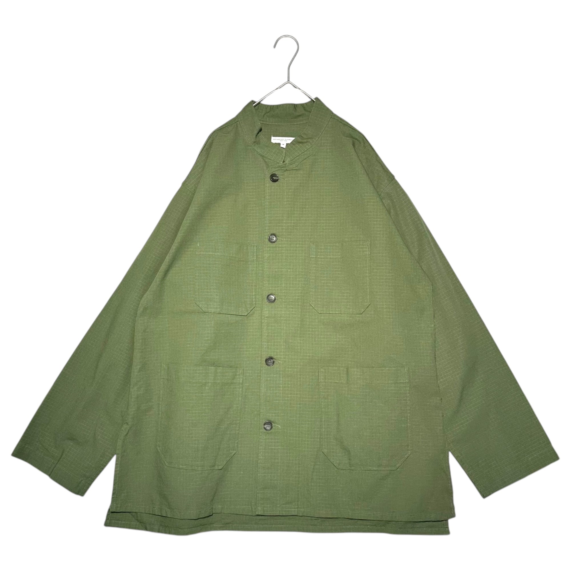 Engineered Garments(エンジニアードガーメンツ) 22SS Dayton Shirt Olive Cotton Ripstop デイトン シャツ リップストップ M カーキ ミリタリー ジャケット