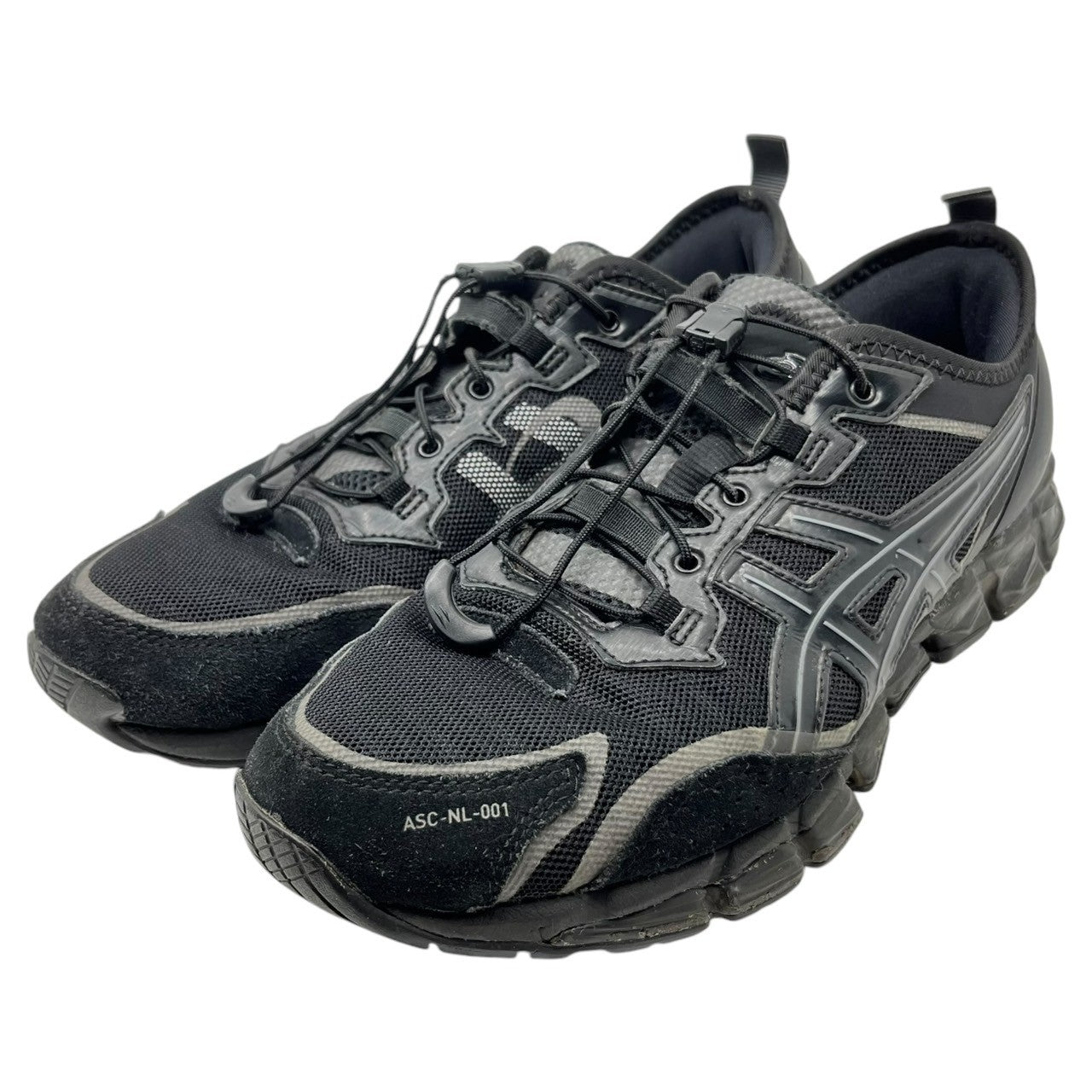 asics×NULABEL CM1Y0K42(アシックス×ニューレーベル) GEL-QUANTUM 360 6 ゲルクォンタム 360 6 1203A031 27.5cm ブラック ローカット スニーカー コラボ