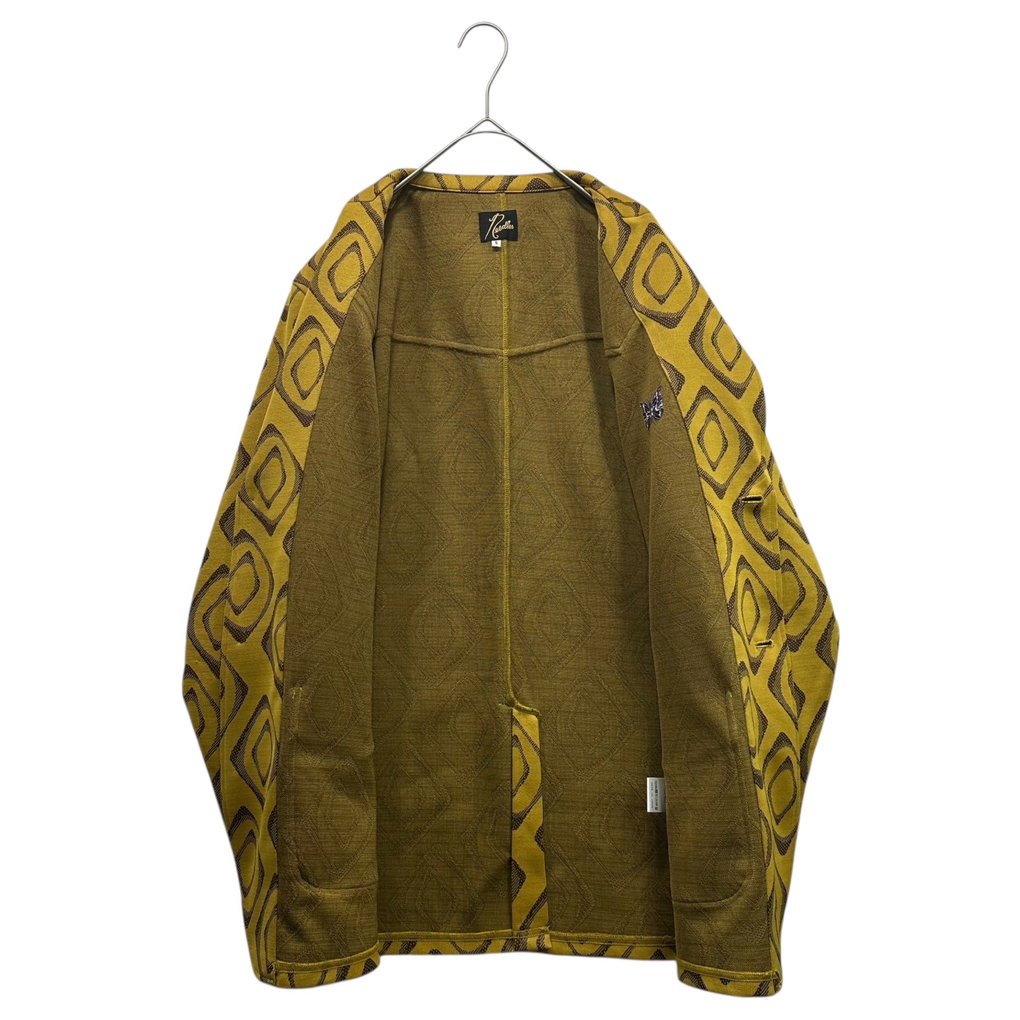 NEEDLES(ニードルズ) 22SS All-over pattern tailored jacket 総柄 テーラードジャケット 0T222 S イエロー