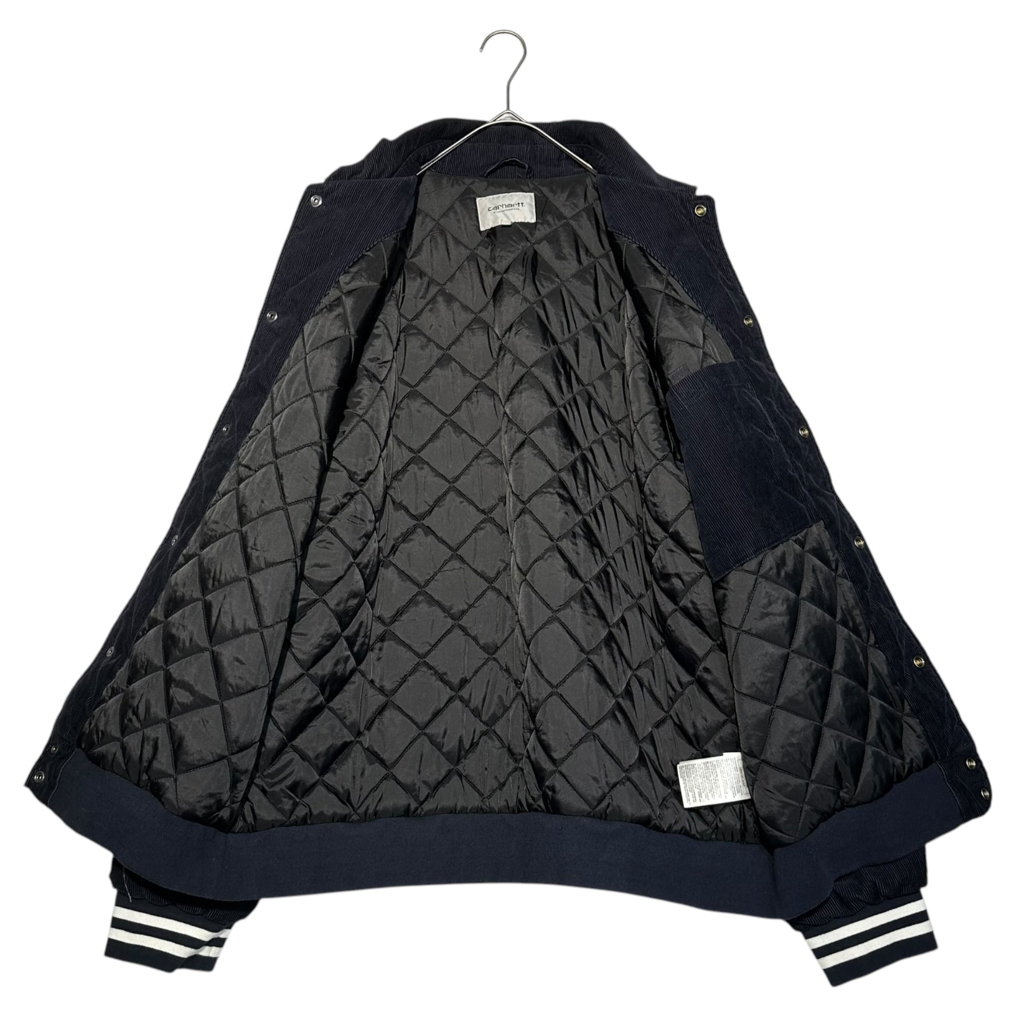 Carhartt WIP(カーハート) Letterman Jacket レターマン ジャケット コーデュロイ XL ネイビー 参考定価35,200円(税込)