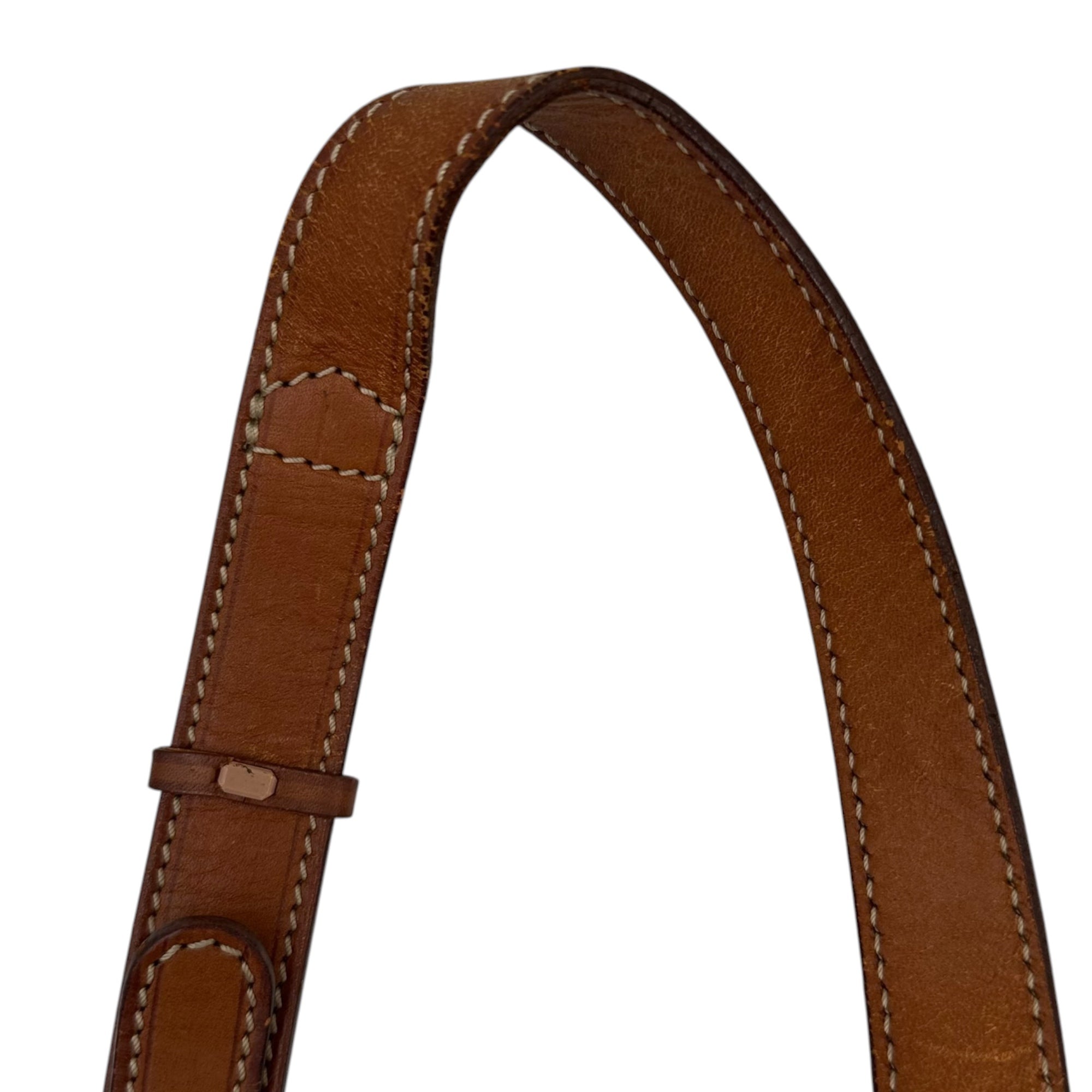 CELINE(セリーヌ) Macadam Drawstring Shoulder Bag マカダム柄 巾着 ショルダー バッグ ブラウン OLD ヴィンテージ