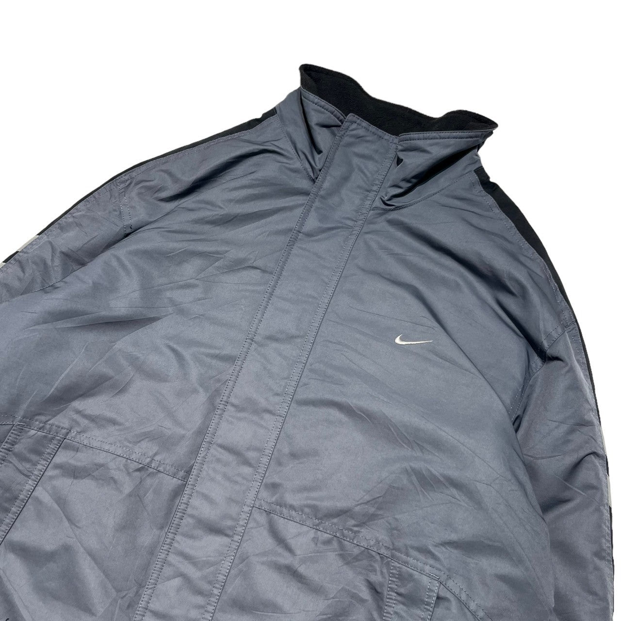 NIKE(ナイキ) 00's sleeve line batting jacket 袖ライン 中綿 ジャケット L グレー