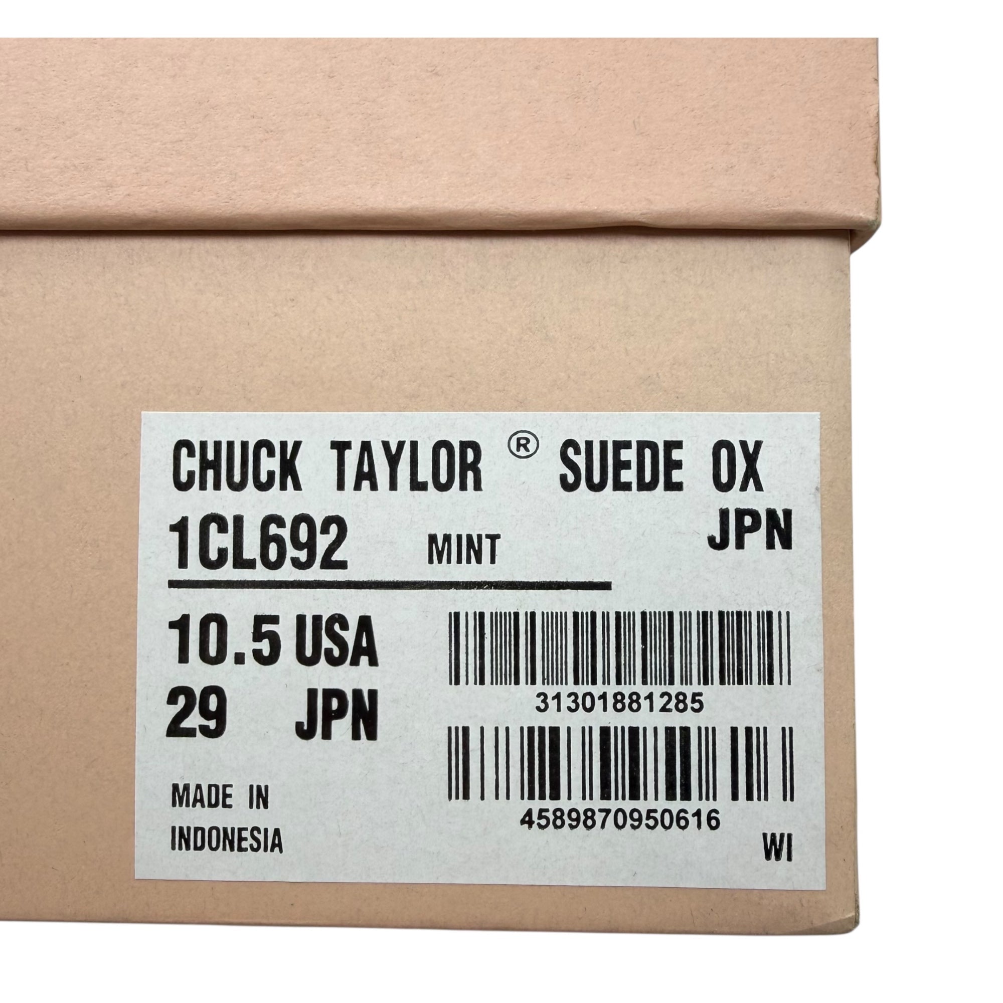 CONVERSE ADDICT(コンバースアディクト) CHUCK TAYLOR SUEDE OX チャックテーラー スウェード ローカット スニーカー 1CL692 29cm ミント