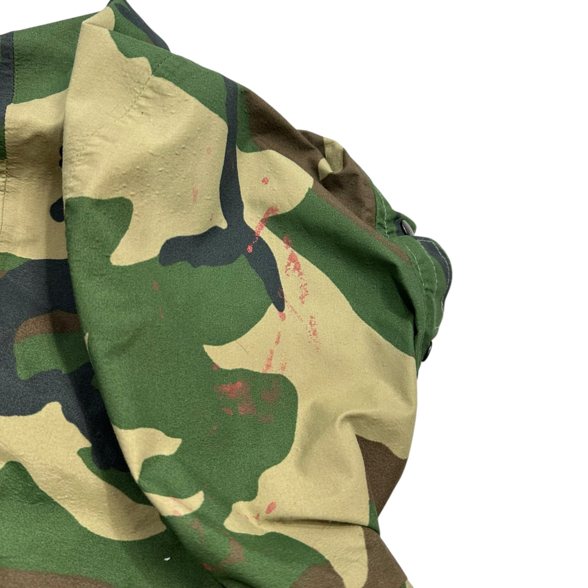 BARRIER WEAR(バリアーウェア) PARKA EXTENDED COLD WEATHER CAMOUFLAGE カモフラ マウンテン パーカー 8415-01-228-1315 MEDIUM-SHORT グリーン×ブラック ウッドランド 迷彩 ジャケット