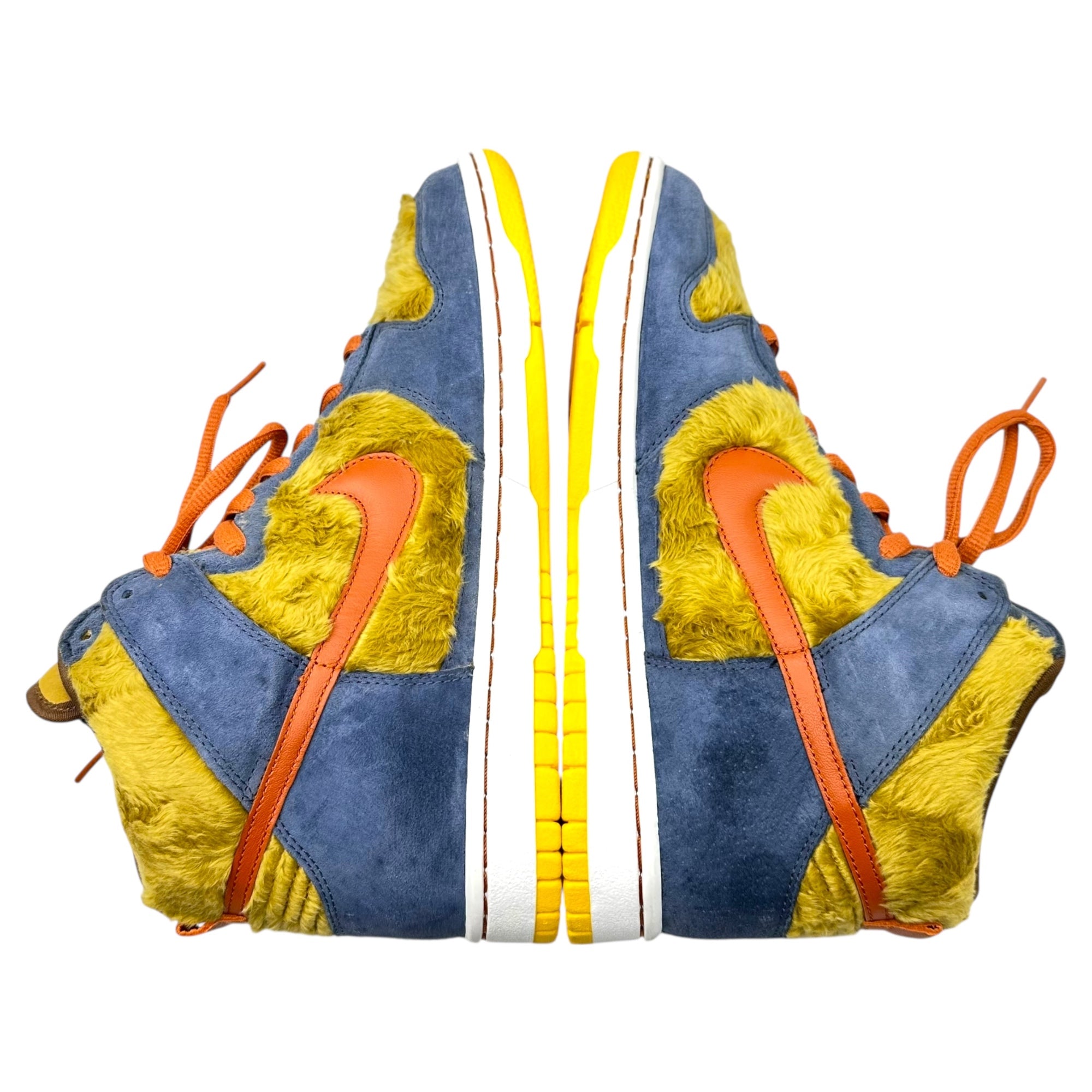 NIKE(ナイキ) 2006 SB Dunk High Premium "Papa Bear" SB ダンク ハイ プレミアム "パパ ベアー" 313171-781 28cm ブルー×ベージュ ハイカット スニーカー 箱付 メディコム トイ