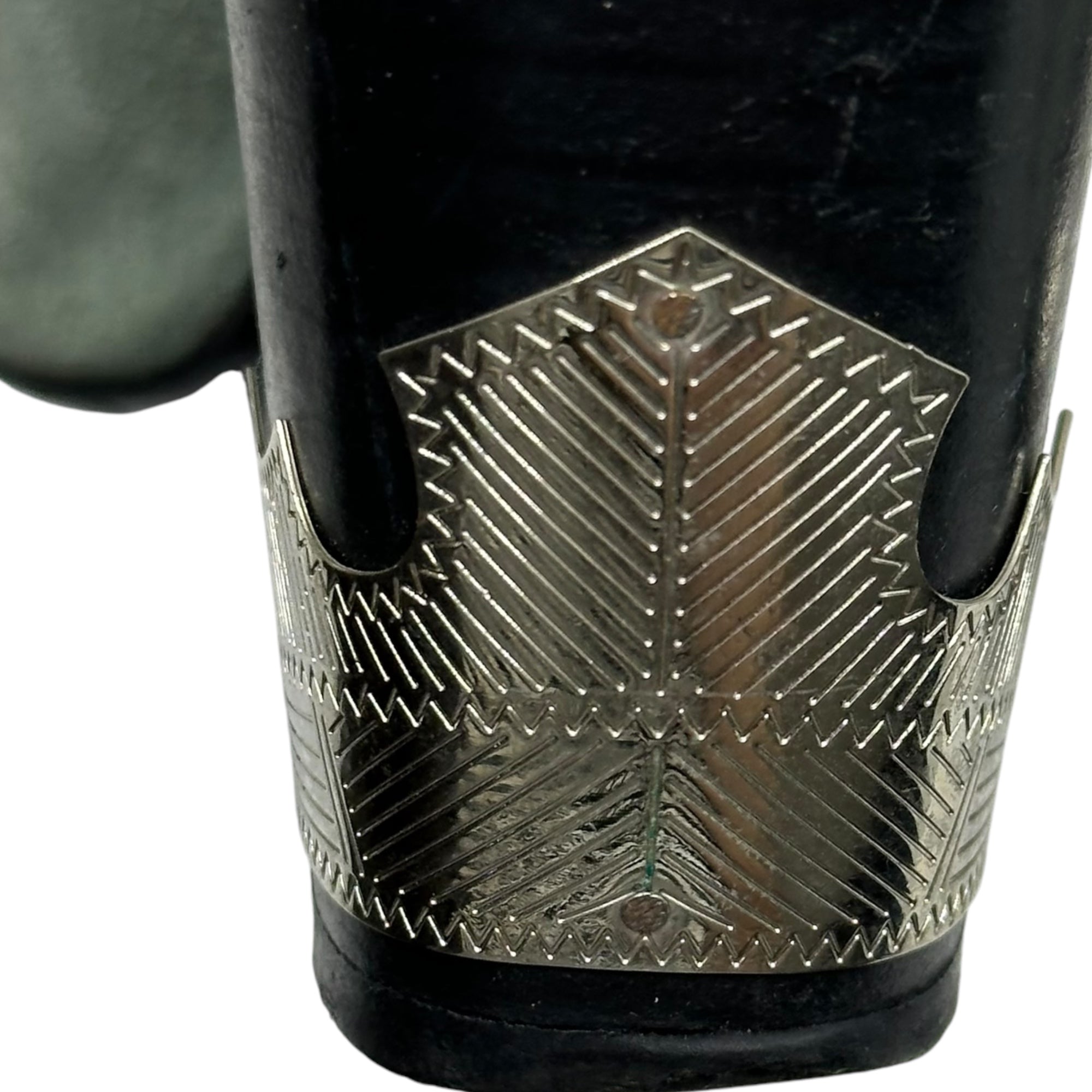 TOGA PULLA(トーガプルラ) western suede lace-up boots ウエスタン スウェード レザー レースアップ ブーツ 37(23.5cm) ミント グリーン ヒール