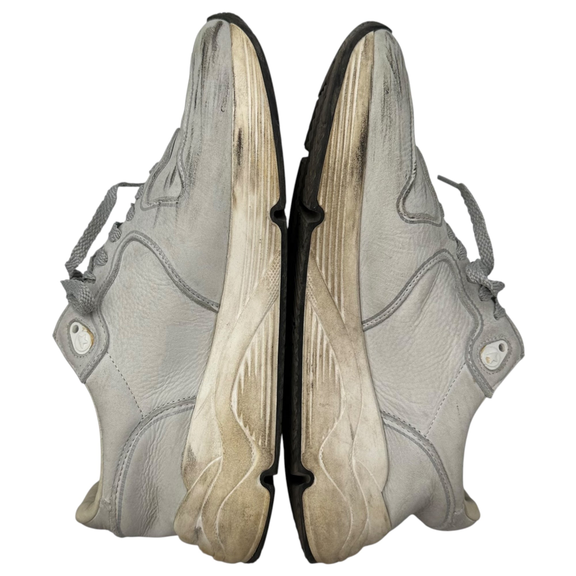 GOLDEN GOOSE(ゴールデングース) Running Sole ユーズド 加工 ランニング ローカット スニーカー 37(24cm程度) ライトグレー