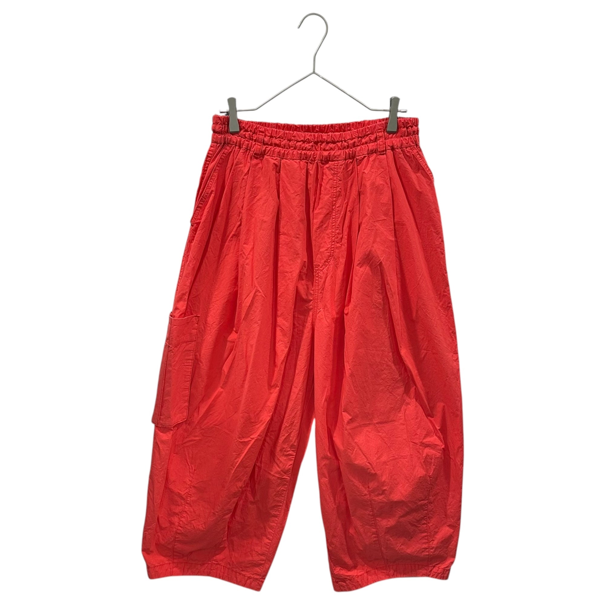 TUMUGU(ツムグ) 2026SS Cotton Typewriter Pants コットン タイプライター パンツ TB26228 フリー チェリーレッド