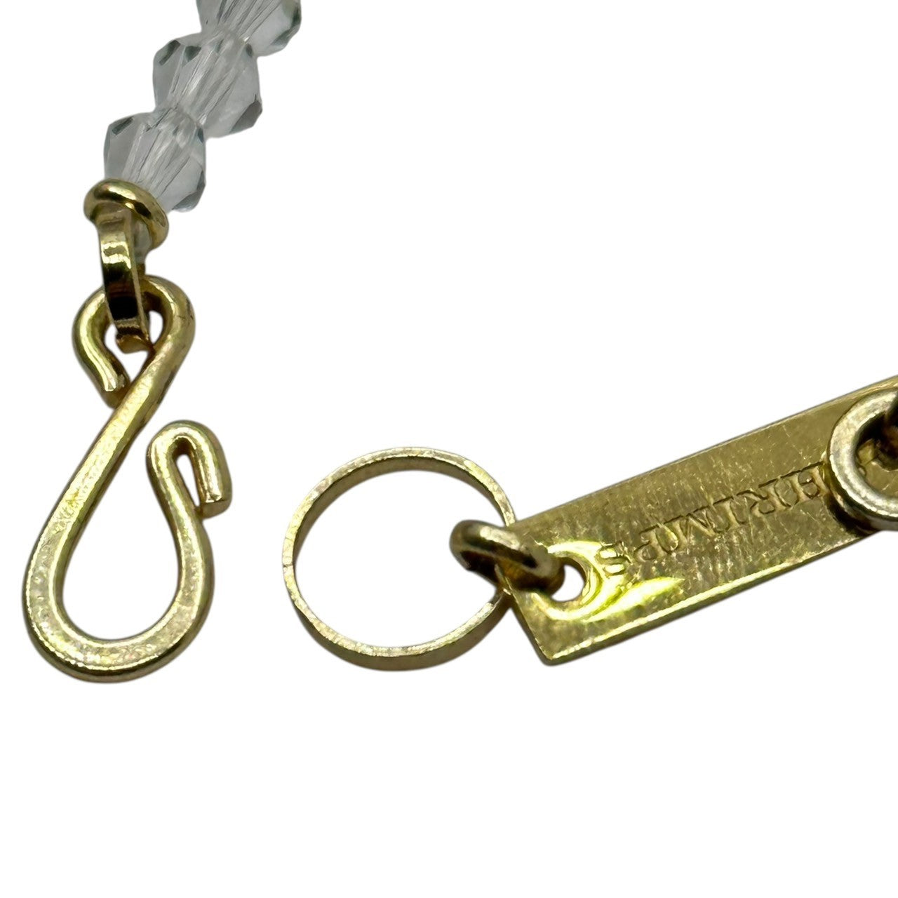 SHRIMPS(シュリンプス) Sydney Necklace - Clear シドニー ネックレス - クリア クリア×ゴールド 箱付