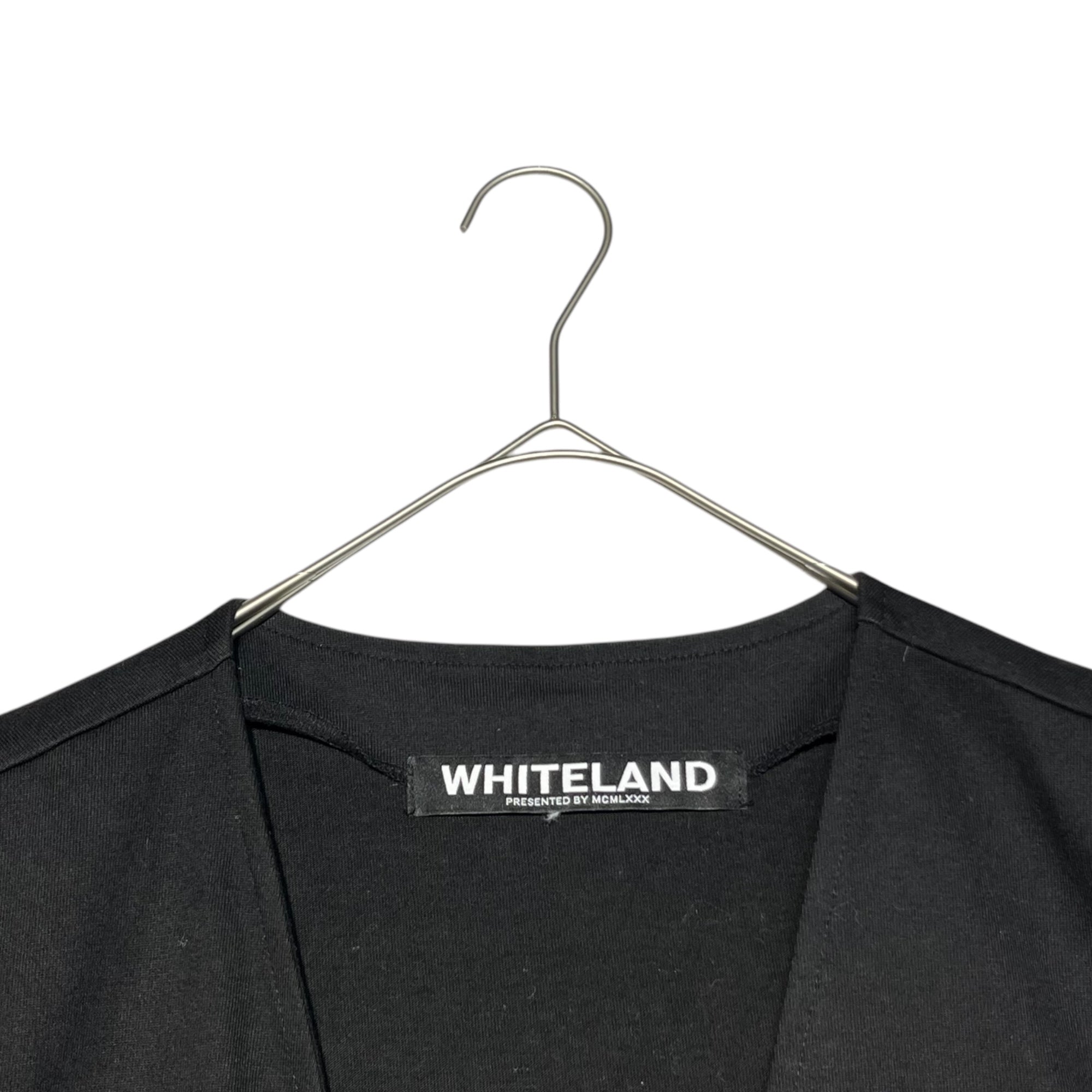 WHITELAND(ホワイトランド) 19SS 2 BIG pocket cotton best 2 ビッグ ポケット コットン ベスト 19S-BSN383-WL FREE ブラック LHP取り扱い