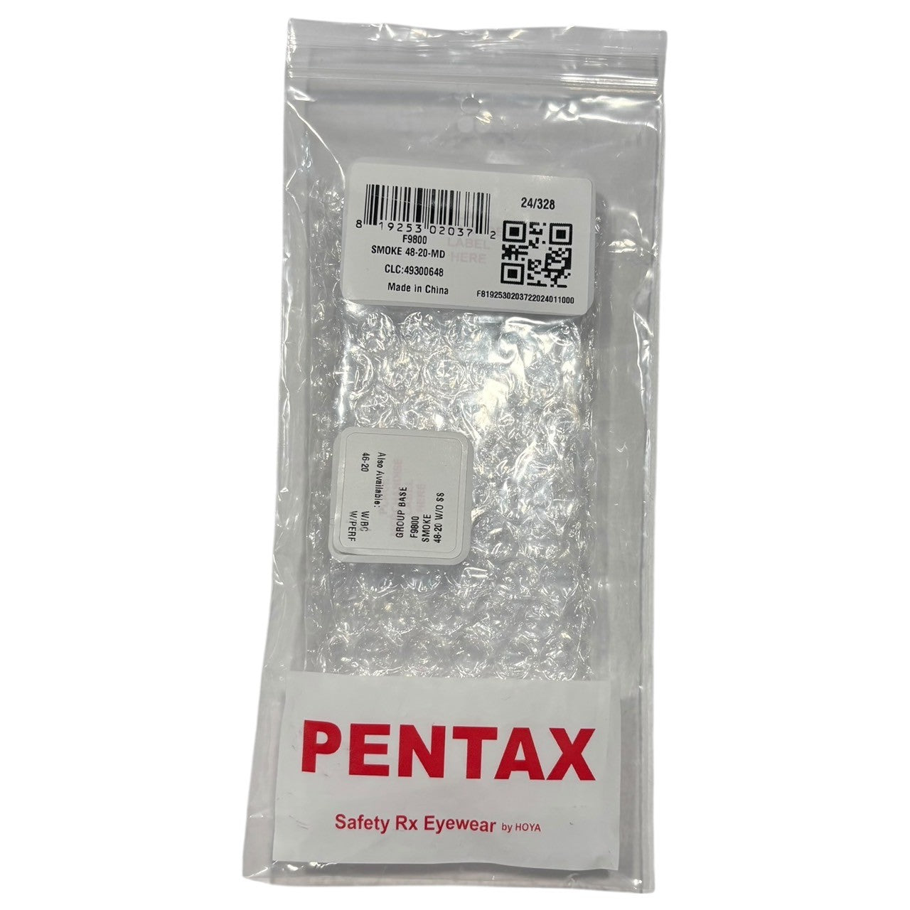 PENTAX(ペンタックス) Boston clear-frame sunglasses ボストン型 クリアフレーム サングラス F9800 48□20 145mm ダークブラウン 薄いブラウンレンズ Safety Rx Eyewear by HOYA