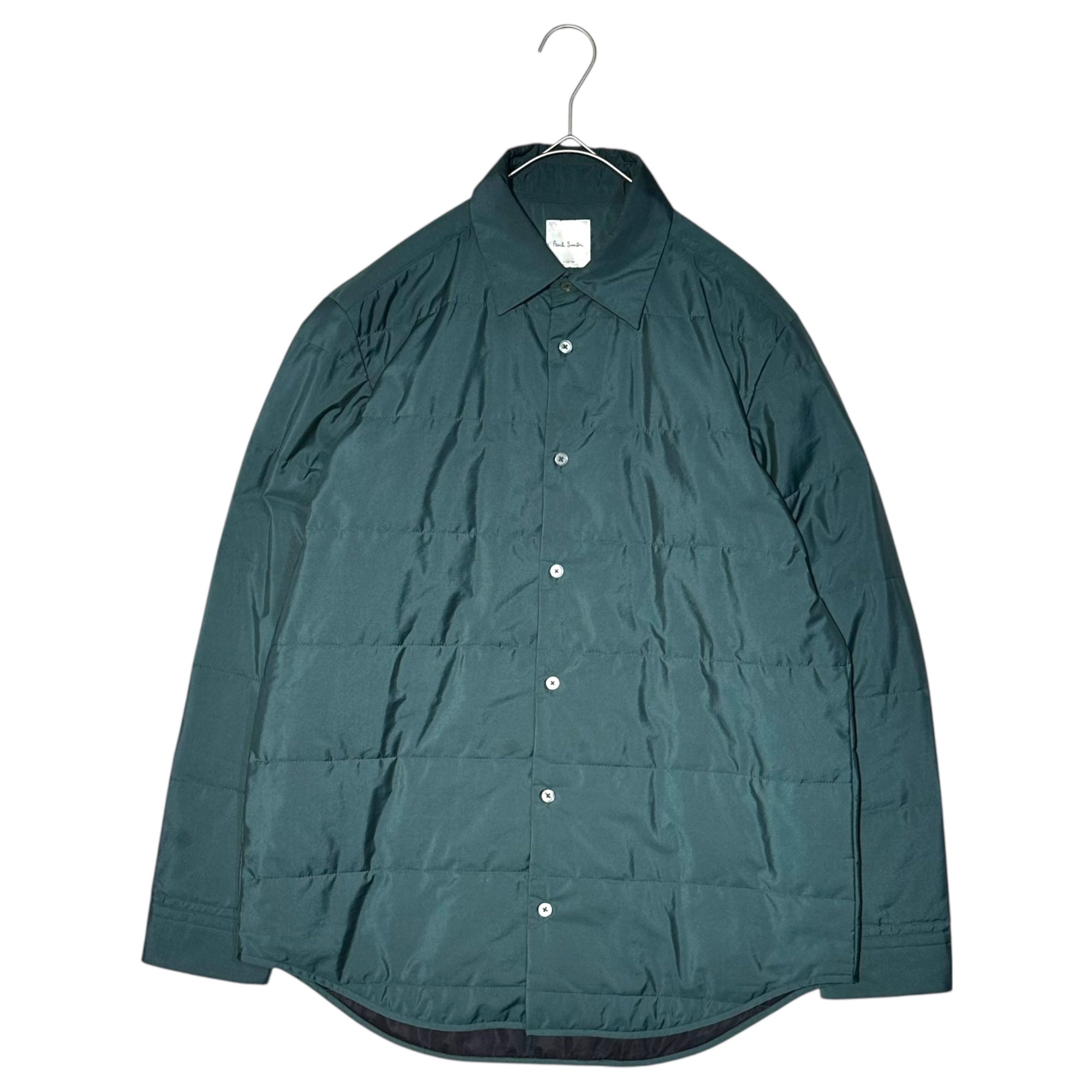 PAUL SMITH(ポールスミス) Quilted shirt blouson 中綿 キルティング シャツ ブルゾン 203305 266U Ｍ グリーン 参考定価35,200円(税込)