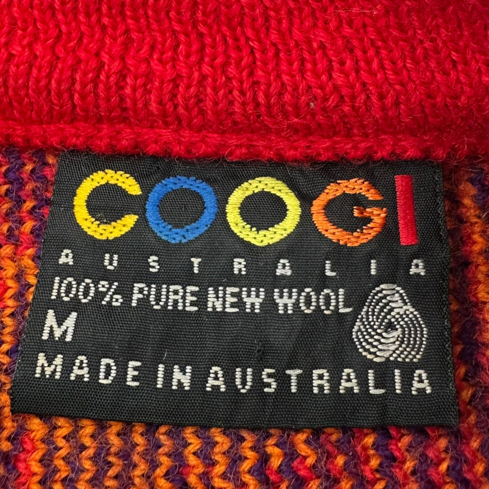 COOGI(クージー) 1990's Classic Multi-Collar 3D Knit クラシック マルチカラー 3D ニット M マルチ 90年代 セーター